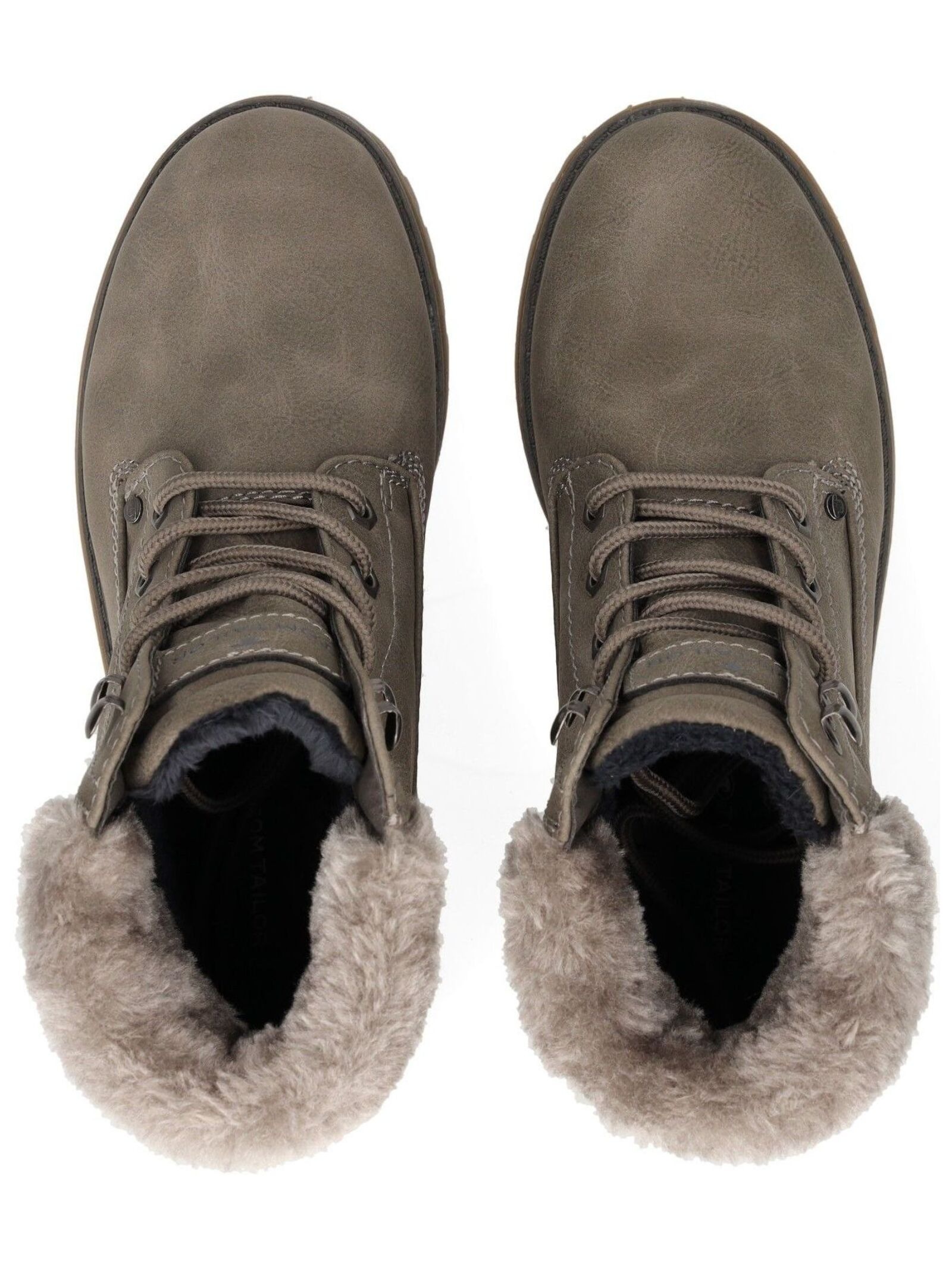 TOM TAILOR Schnürstiefelette »Tom Tailor Stiefelette Lederimitat/Textil«