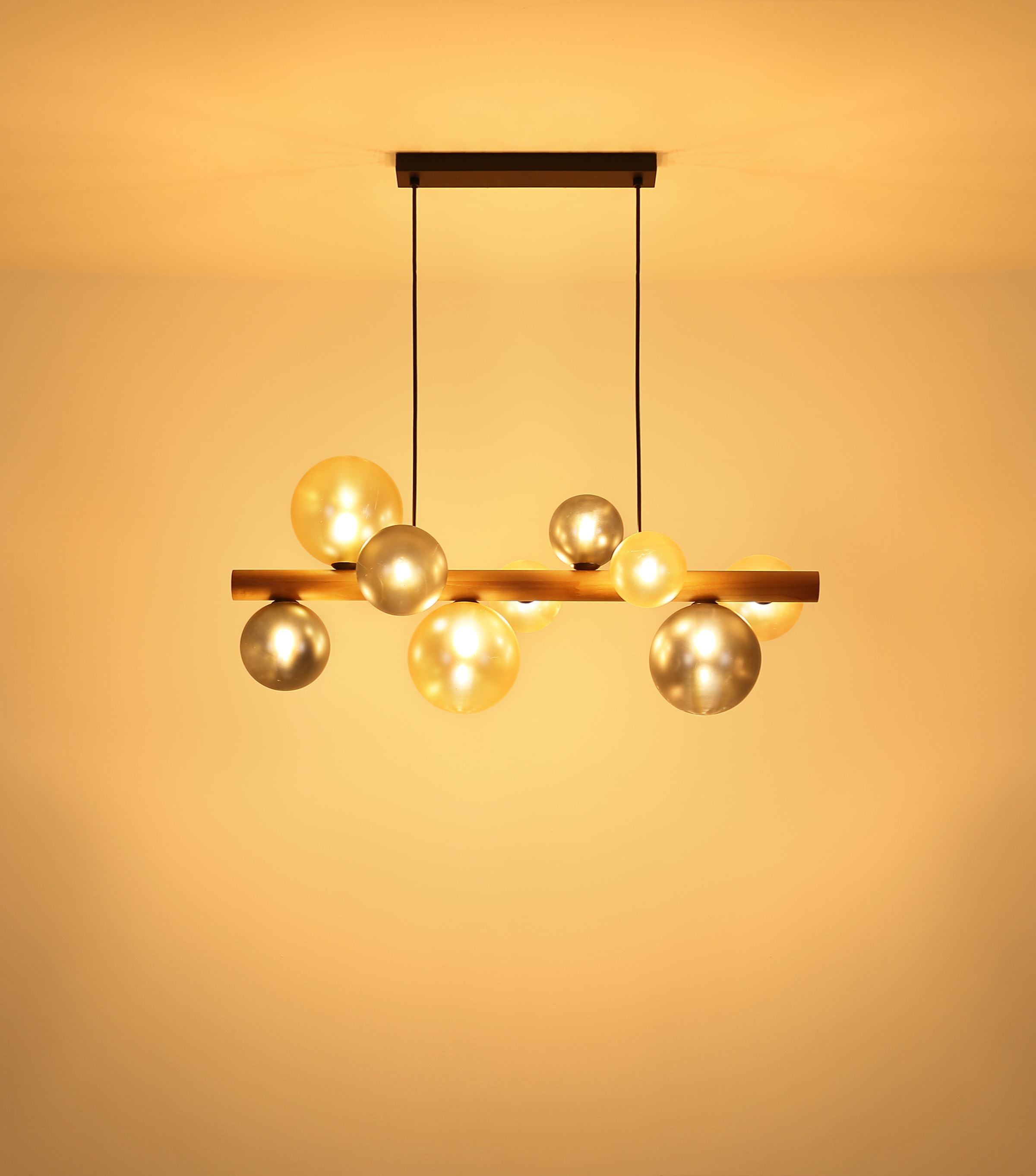 GLOBO LIGHTING Hängeleuchte »RIHA« G9 1 Stk. Hängelampe Esszimmer-Leuchte Esstischleuchte Wohnzimmer