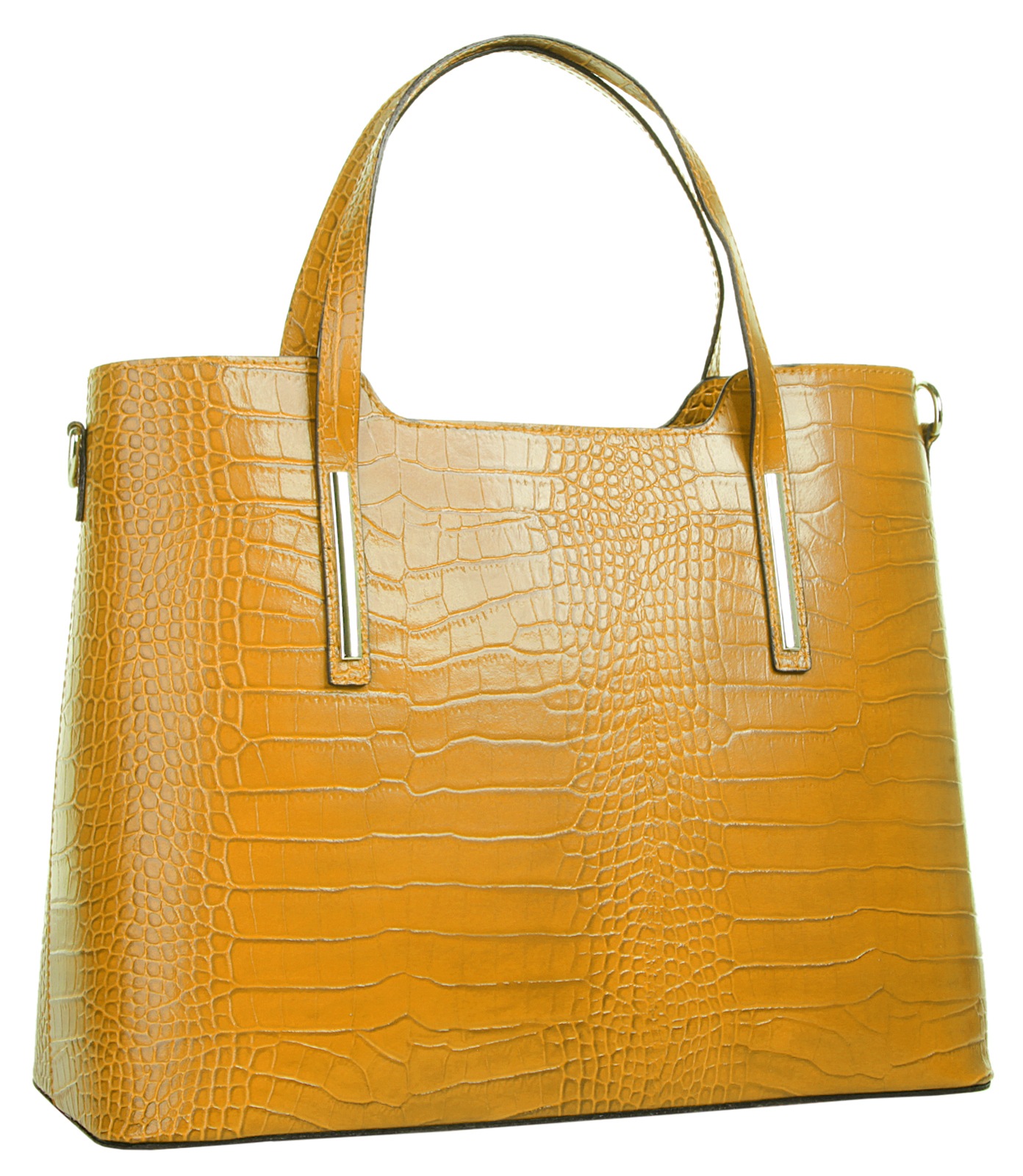 Thumbnail - Cluty Henkeltasche echt Leder, Made in Italy