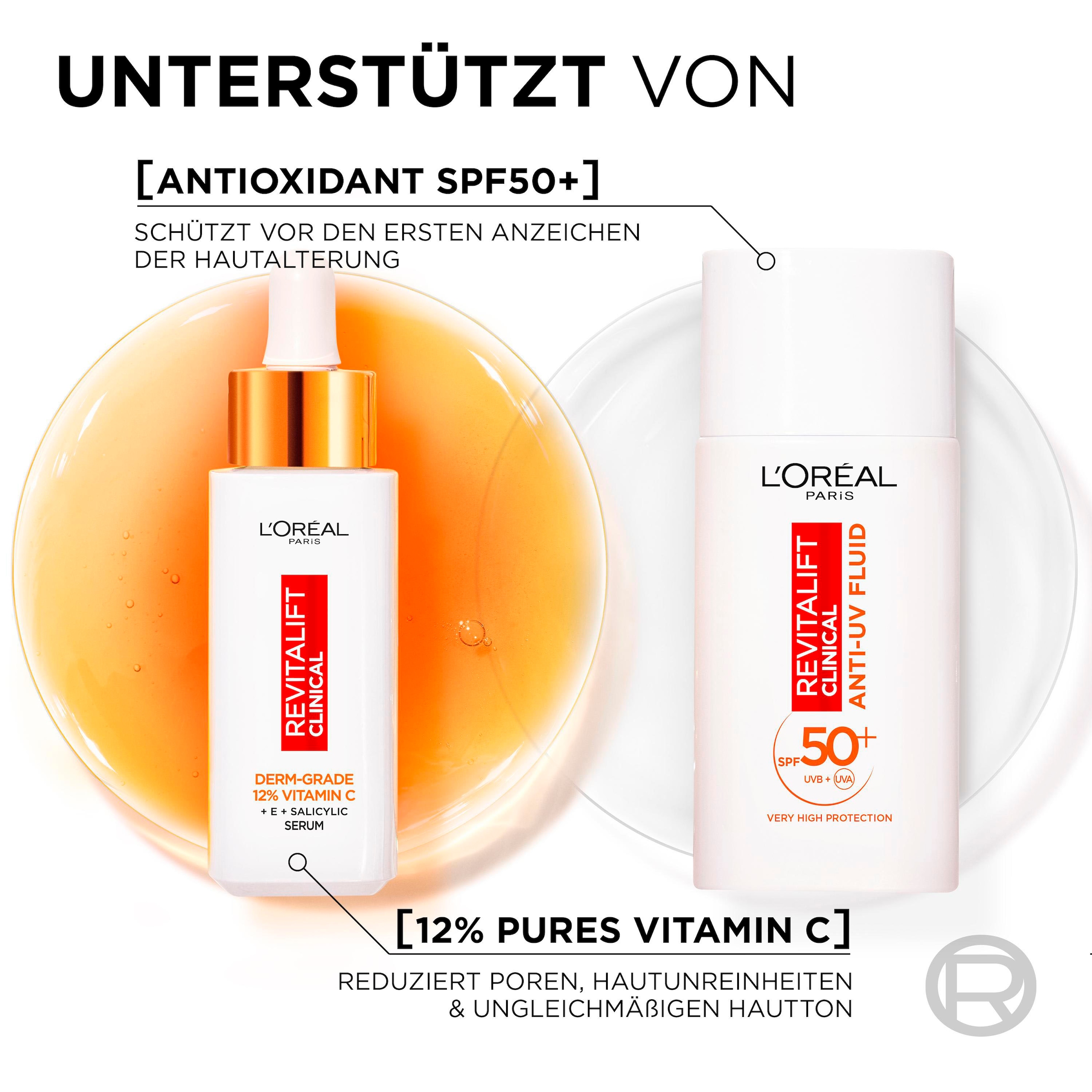 L'ORÉAL PARIS Gesichtspflege-Set »Revitalift Vitamin C Duo«, (Set, 2 tlg.), mit hoher Wirksamkeit