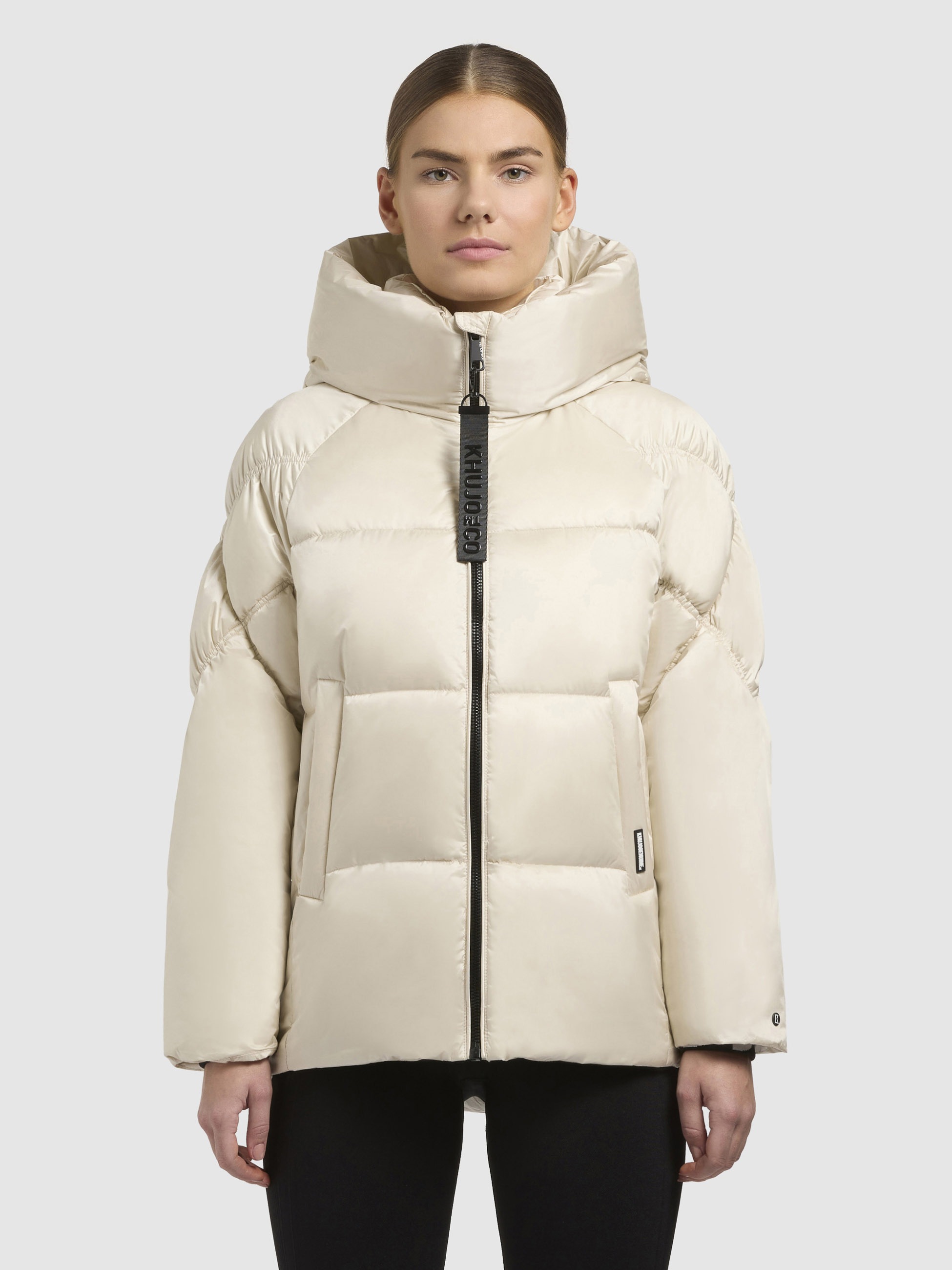 khujo Steppjacke »ISETT«, mit Kapuze