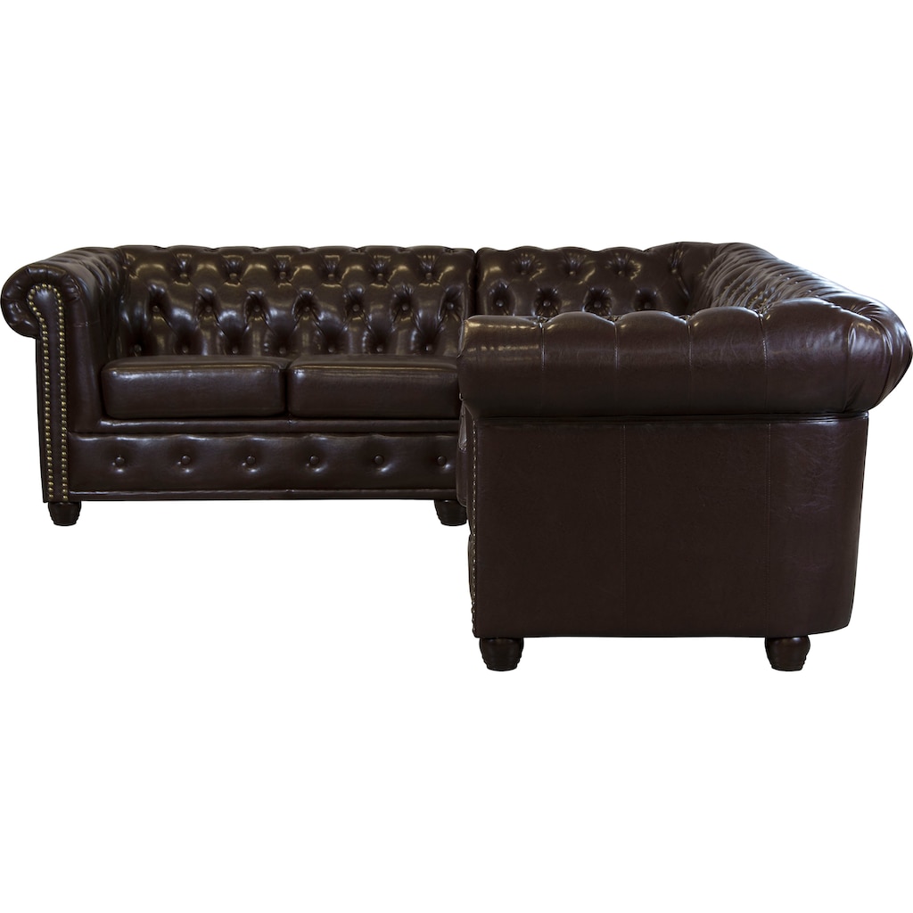 Home affaire Chesterfield-Sofa »Rysum L-Form«