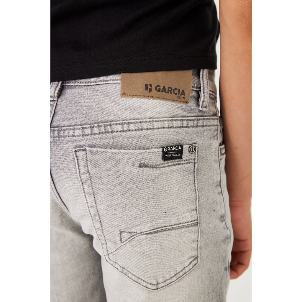 Garcia Jeansshorts »Tavio«, mit Used-Effekten