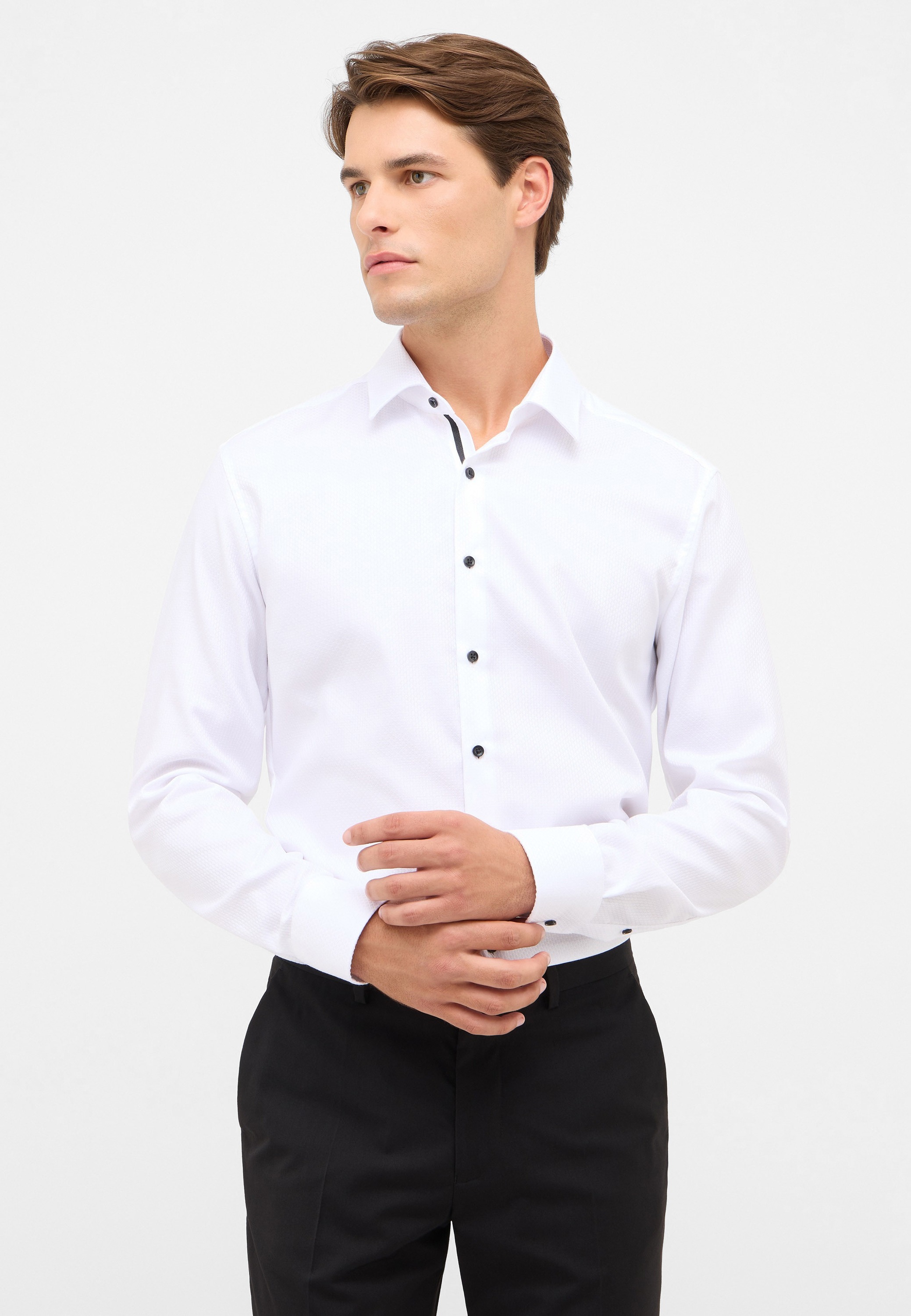 Eterna Langarmhemd "SLIM FIT" NON IRON (bügelfrei) günstig online kaufen