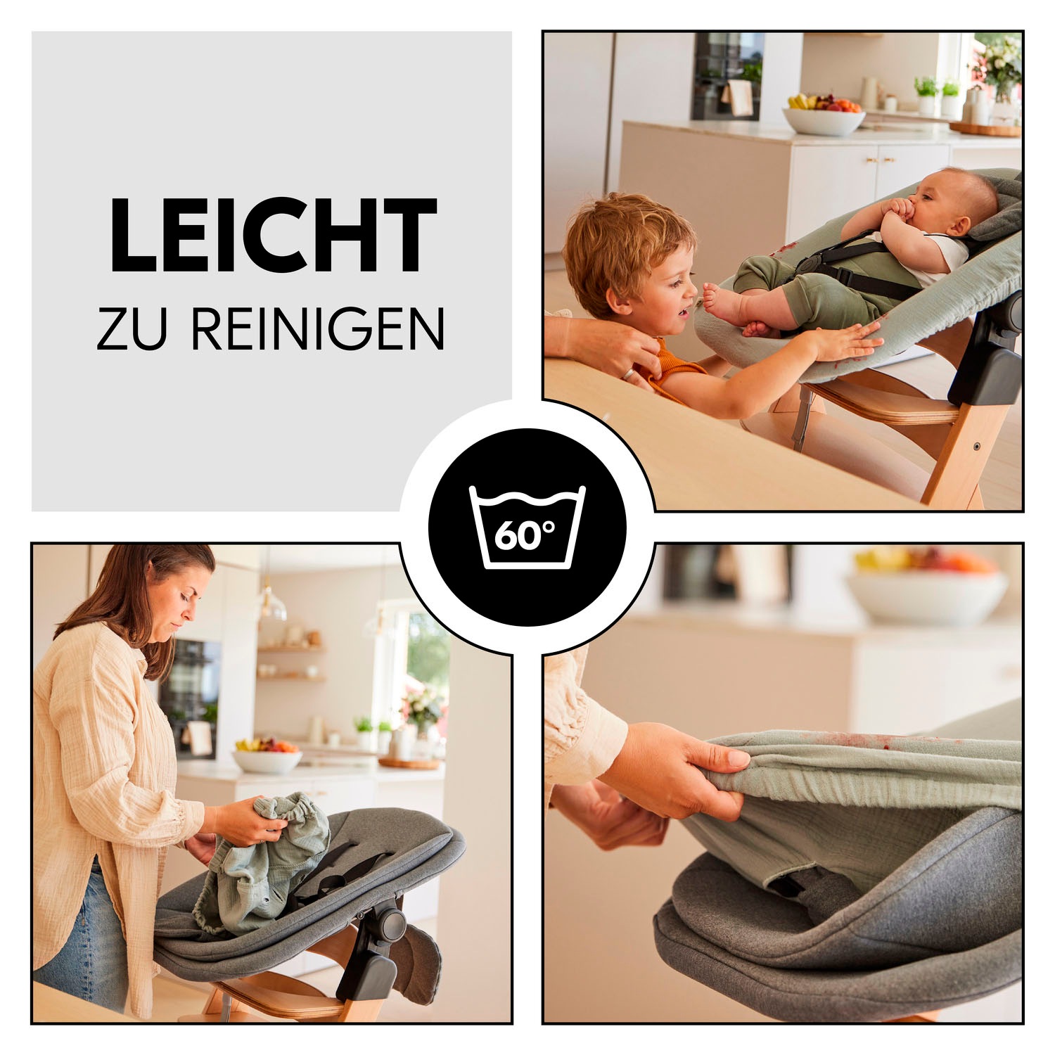 Hauck Kindersitzbezug »Schonbezug für Babywippe; Highchair Bouncer Cover« Schonbezug für Babywippe Highchair Bouncer/High Chair Bouncer Eco