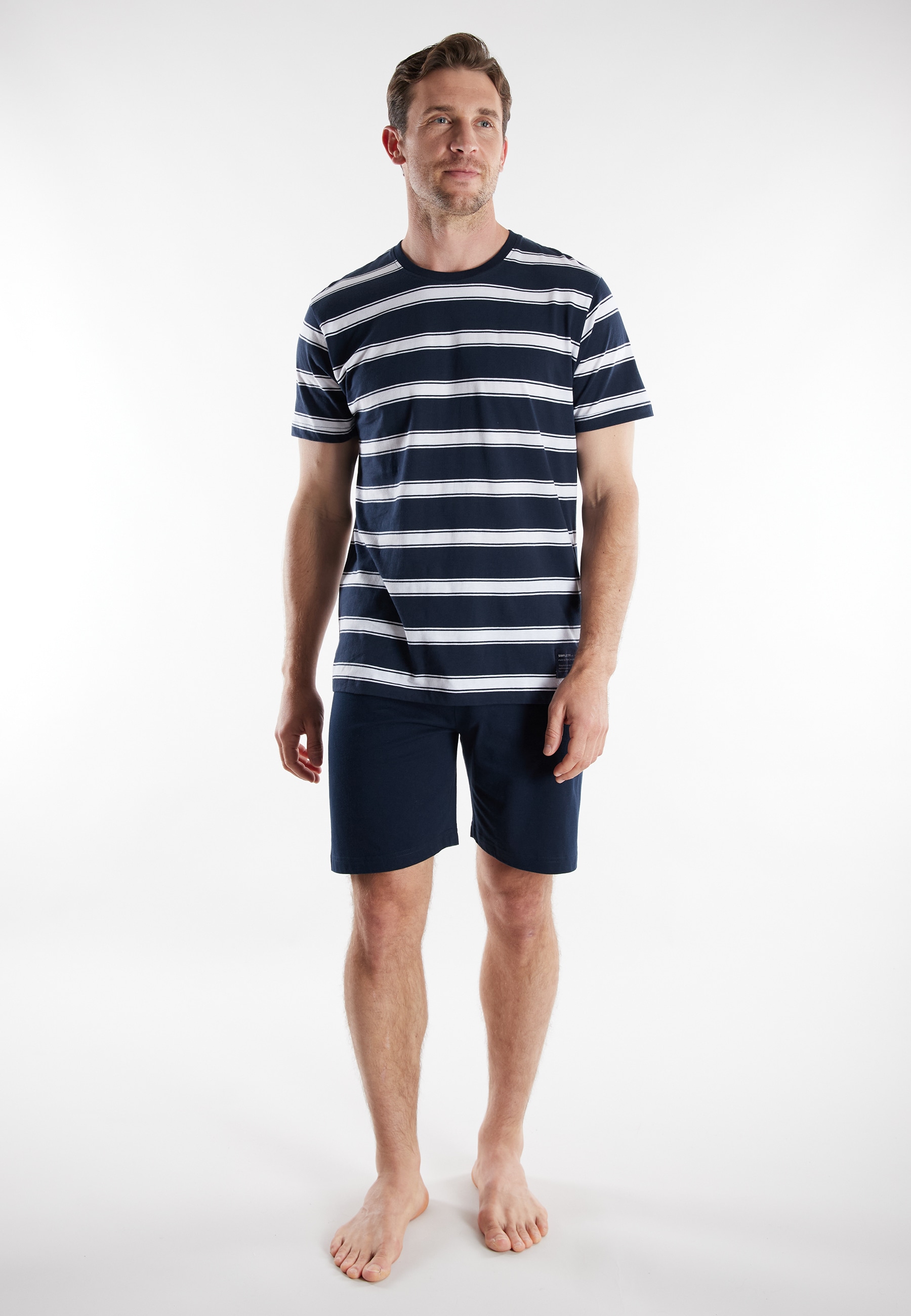 Tom Tailor Shorty Aus Baumwolle, Weiches Single Jersey, In Mehreren Größen Erhältlich