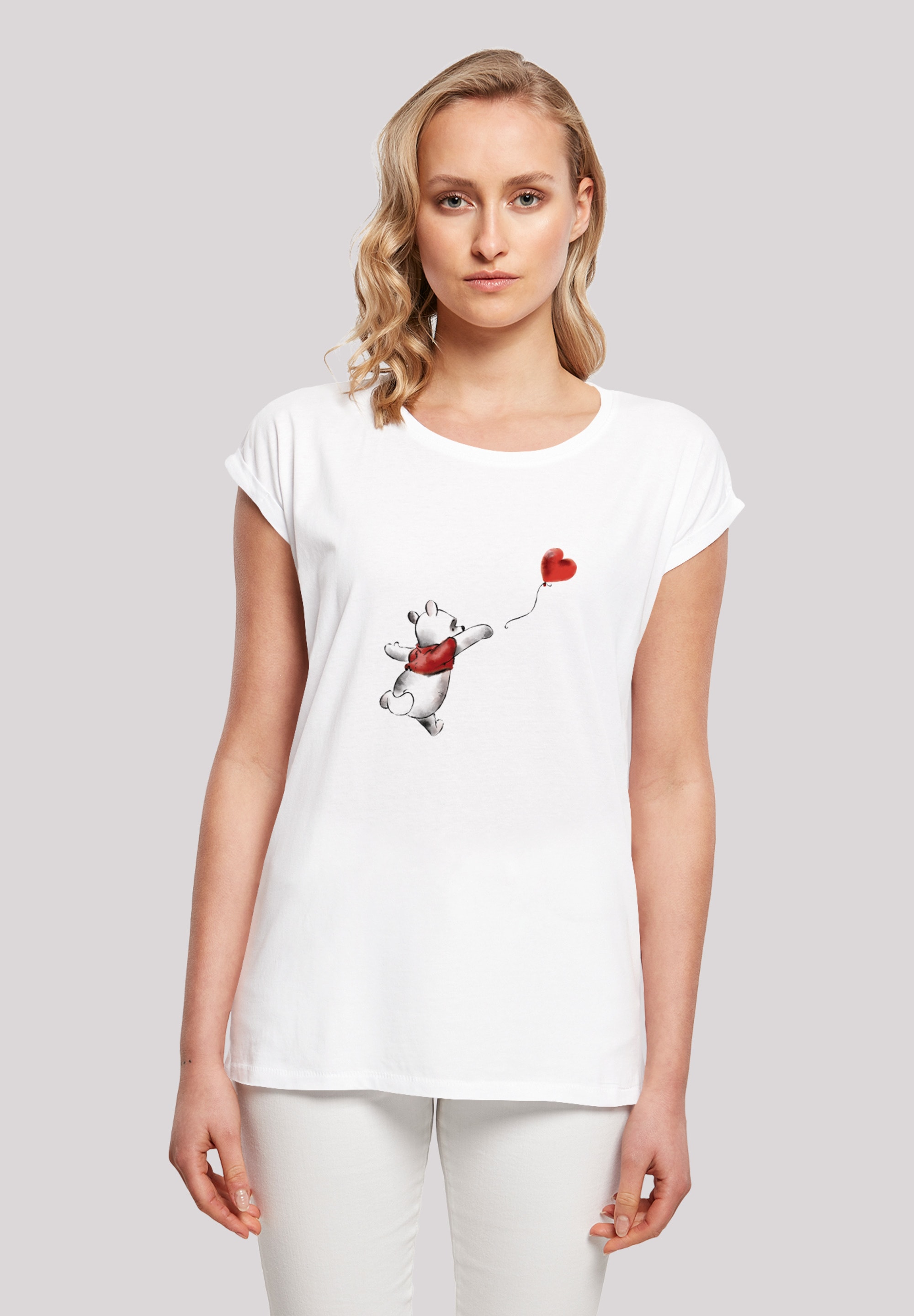 F4NT4STIC T-Shirt "Winnie Puuh Winnie & Balloon", Print