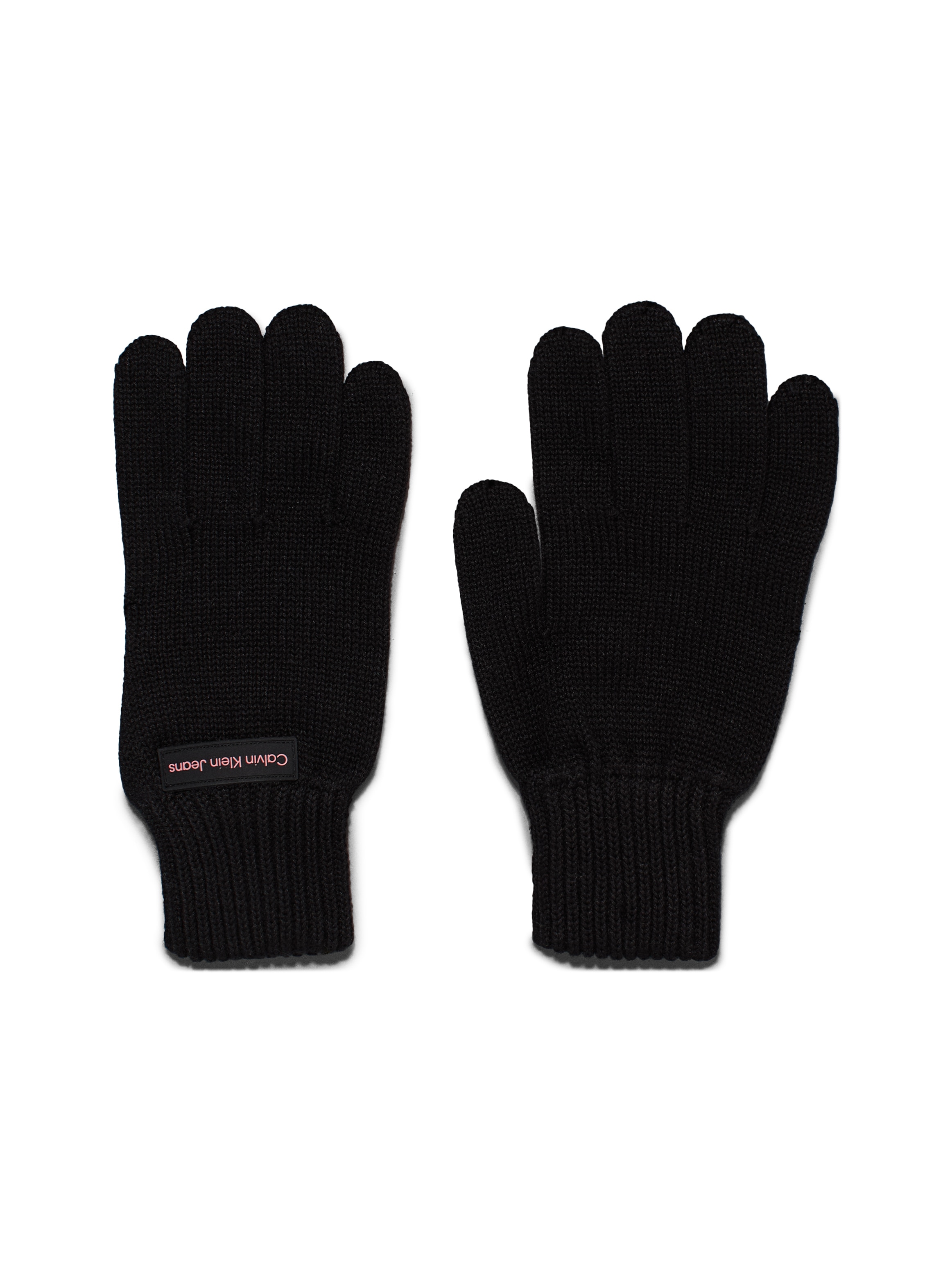 Calvin Klein Jeans Strickhandschuhe »INST PATCH GLOVES«, mit Logopatch