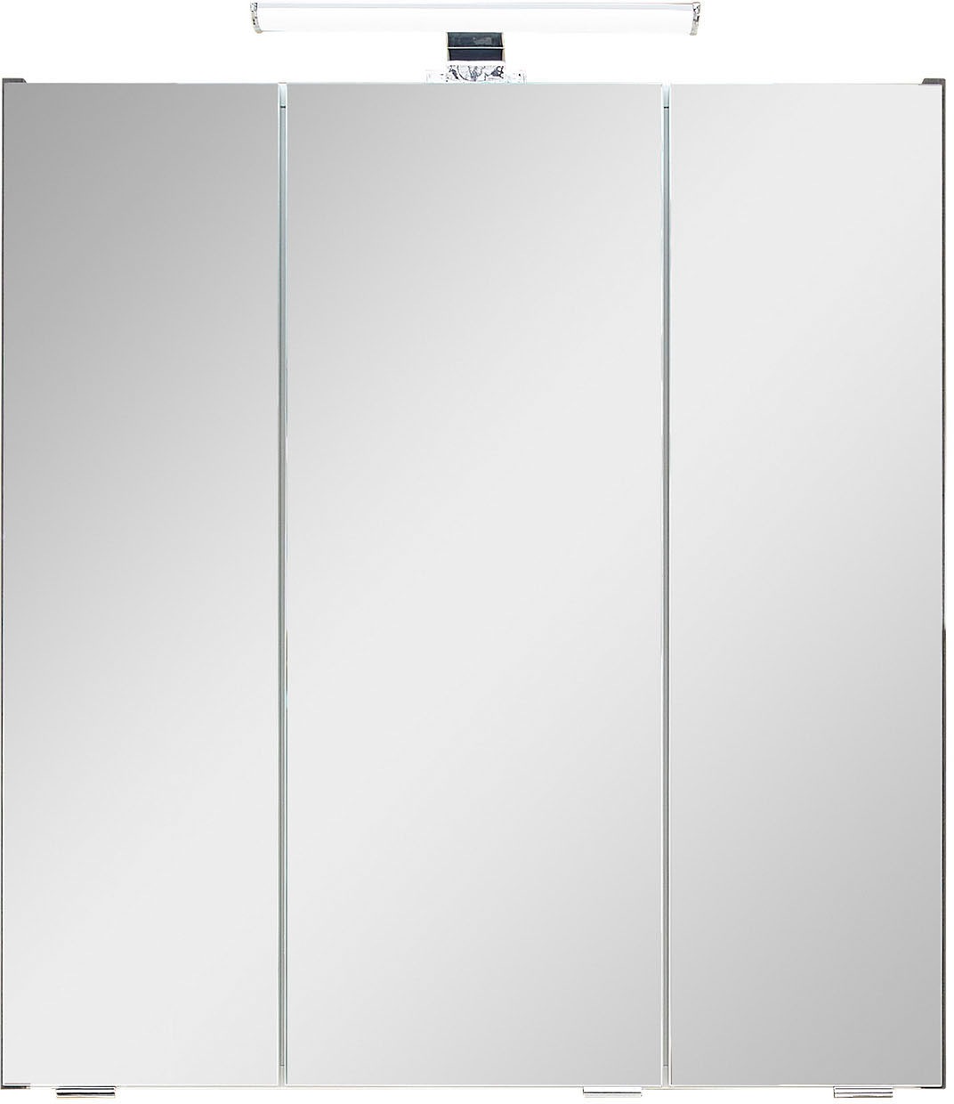 Saphir Badmöbel-Set »Quickset 945 4-teilig, Waschbeckenunterschrank und LED-Spiegelschrank«, (4 St.), Unterschrank, Hängeschrank, 7 Türen, 2 Schubladen, inkl. Türdämpfer