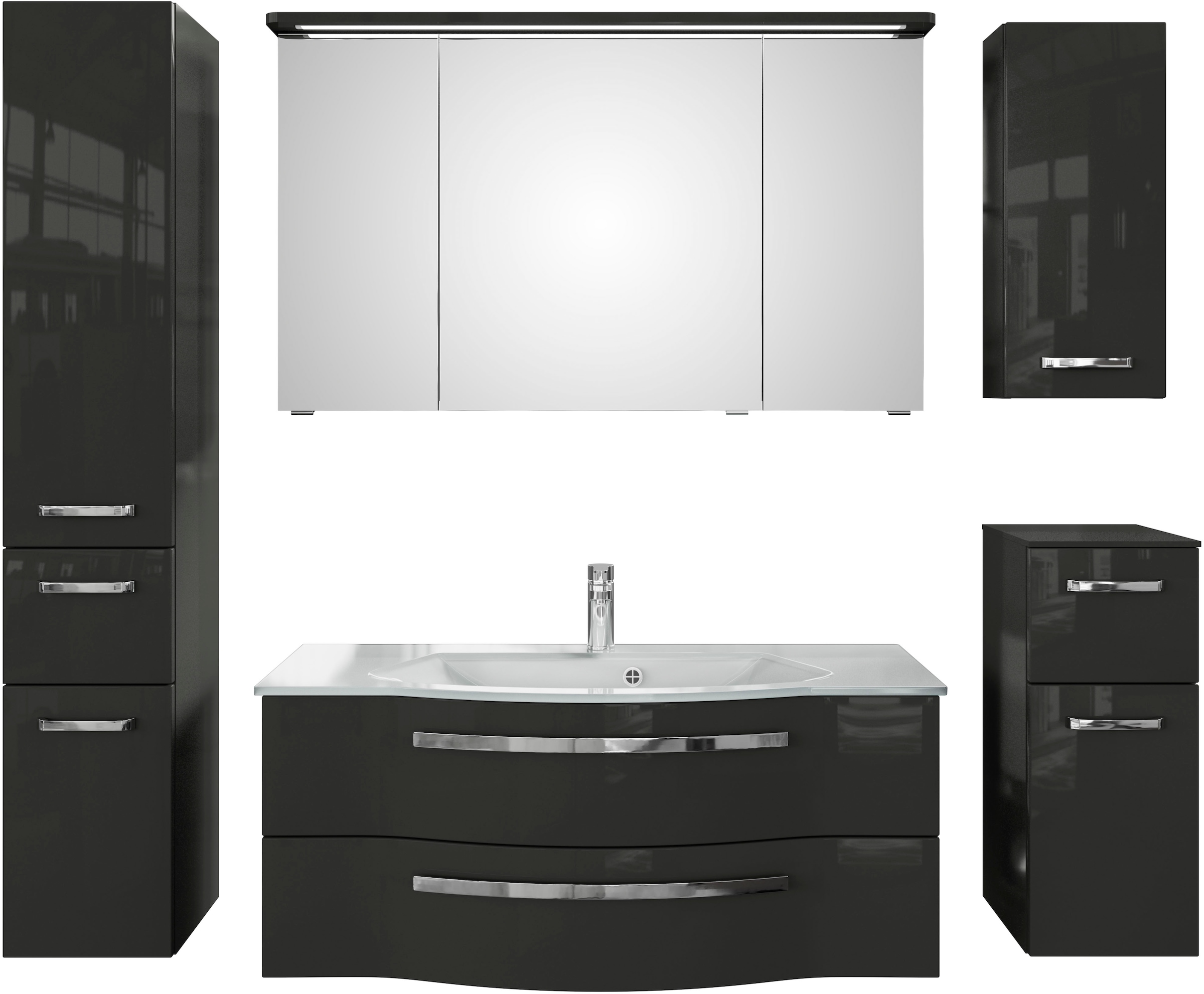 Saphir Badmöbel-Set "Serie 4005", (Set, 6 St.), Badmöbel-Set Serie 4005, vo günstig online kaufen