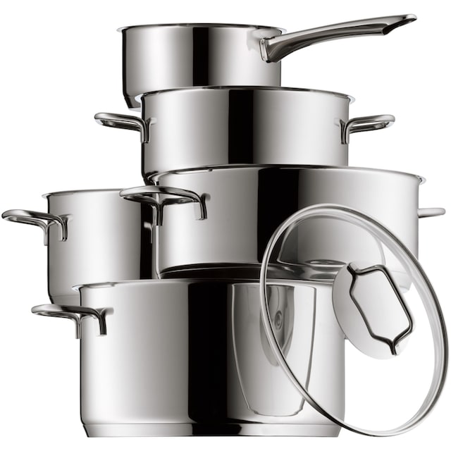 WMF Topf-Set »Astoria«, Cromargan® Edelstahl Rostfrei 18/10, (Set, 9 tlg.),  Induktion bestellen | BAUR