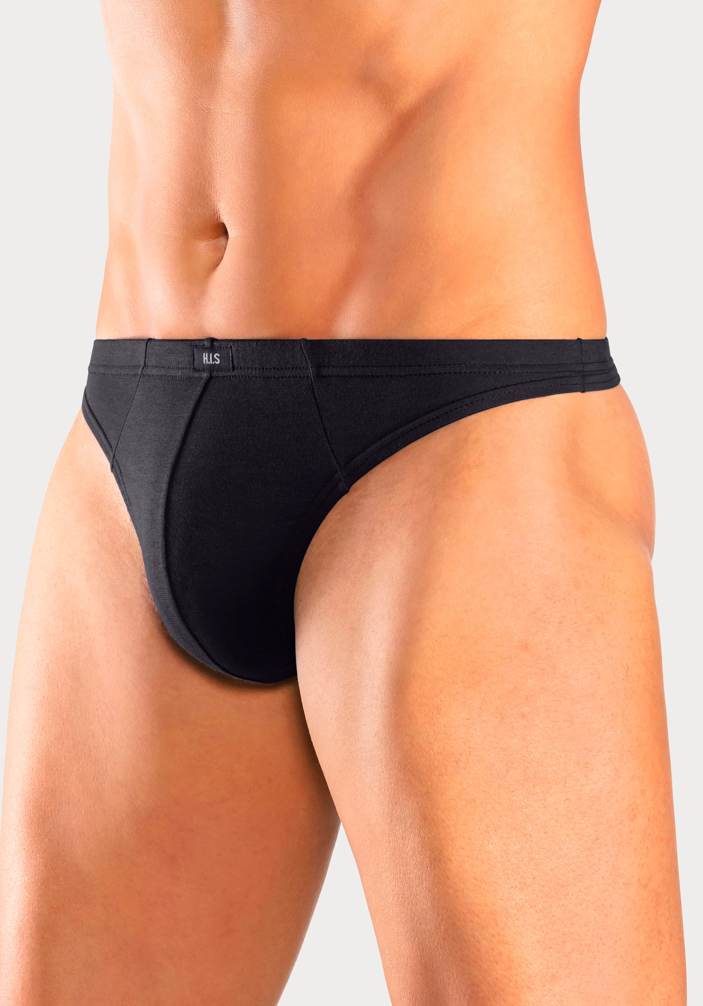 H.I.S String »Herren Unterhose«, (Packung, 5 St.), in Baumwollstretch-Qualität