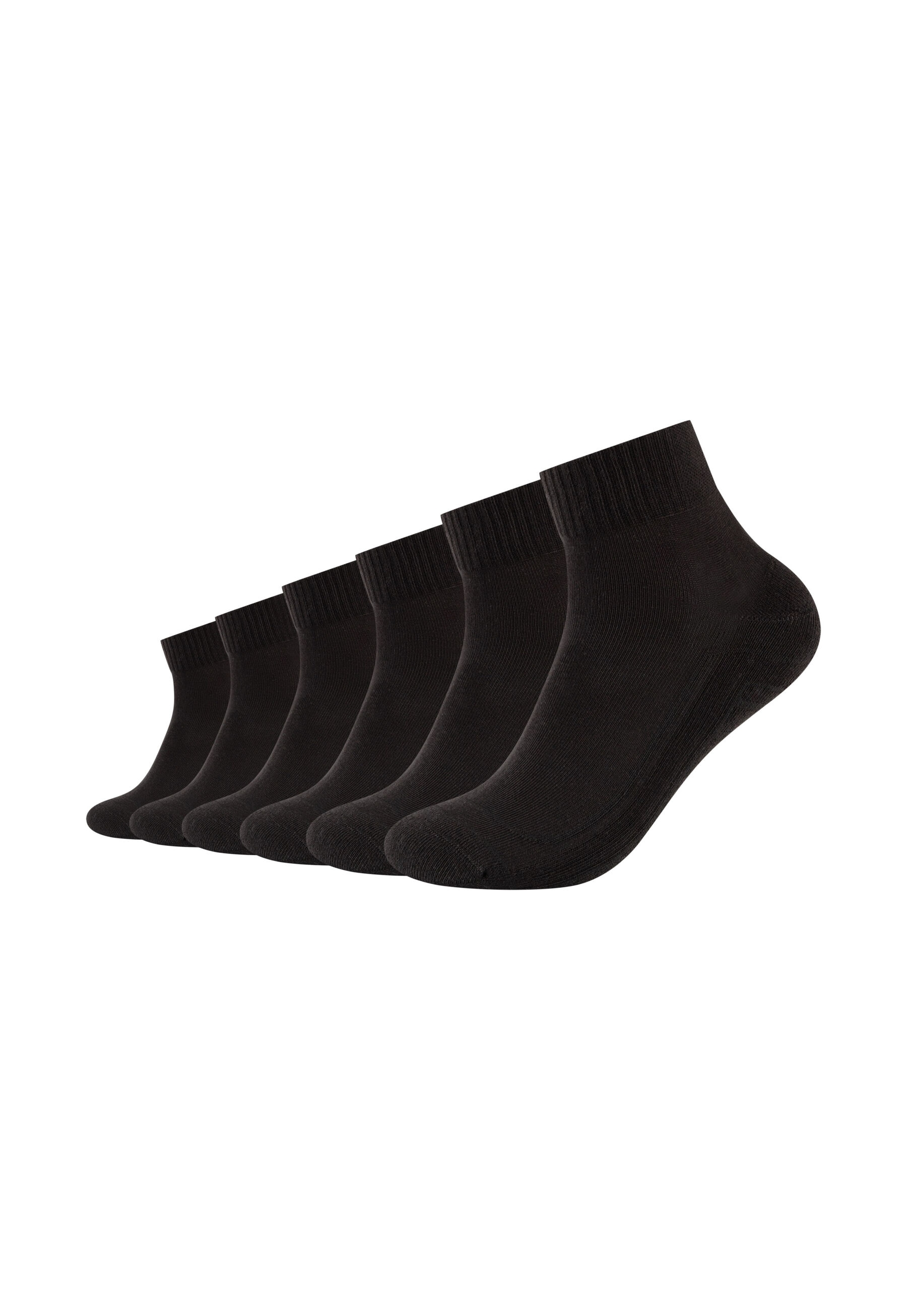 Camano Kurzsocken "6er Pack" 6er Pack Ohne Kompression für hohen Tragekomfort, angenehm weich