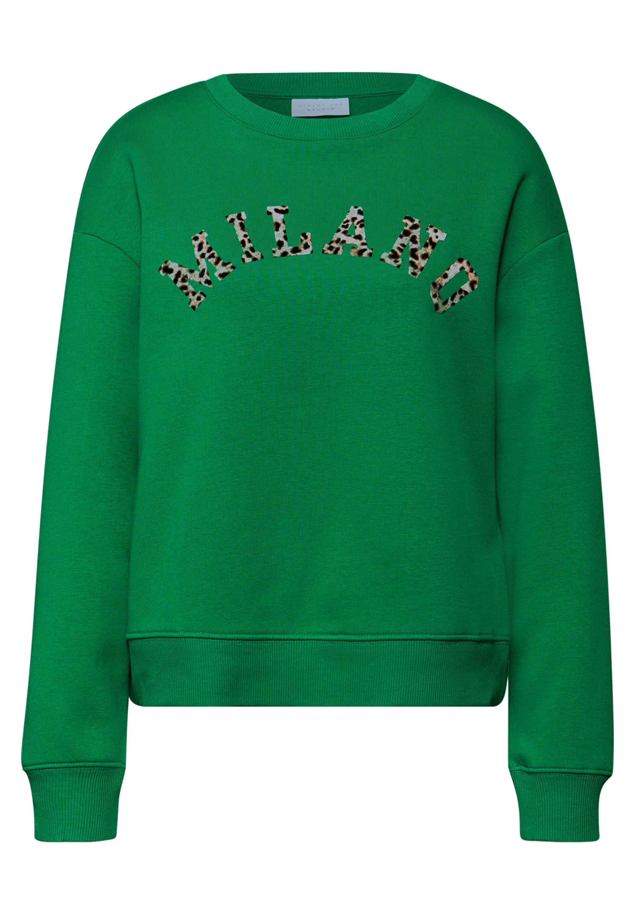 STREET ONE STUDIO Rundhalspullover mit Wording