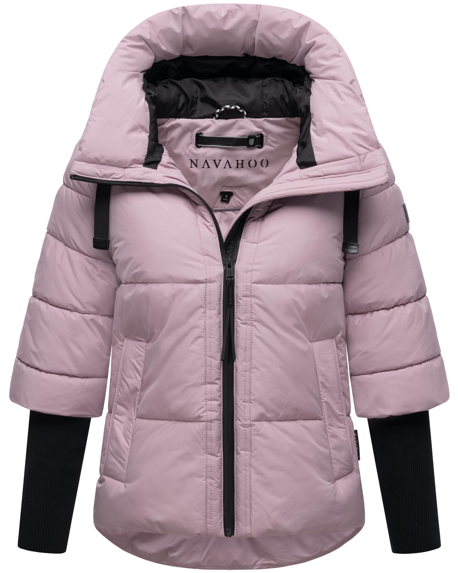 Navahoo Steppjacke "Lotusherz XIV" mitKapuze Warme gesteppte Winterjacke mi günstig online kaufen