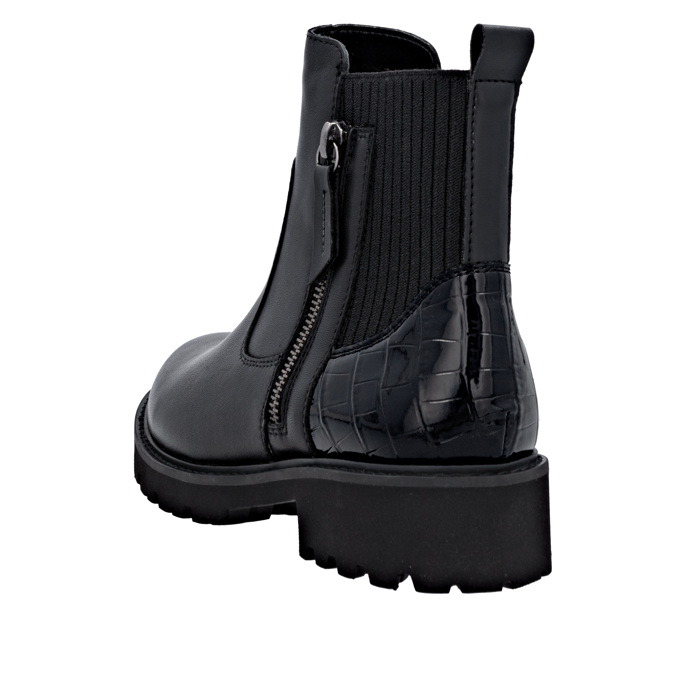 Remonte Chelseaboots, Stiefelette, Boots, Profilsohle, Blockabsatz, mit Innenreißverschluss