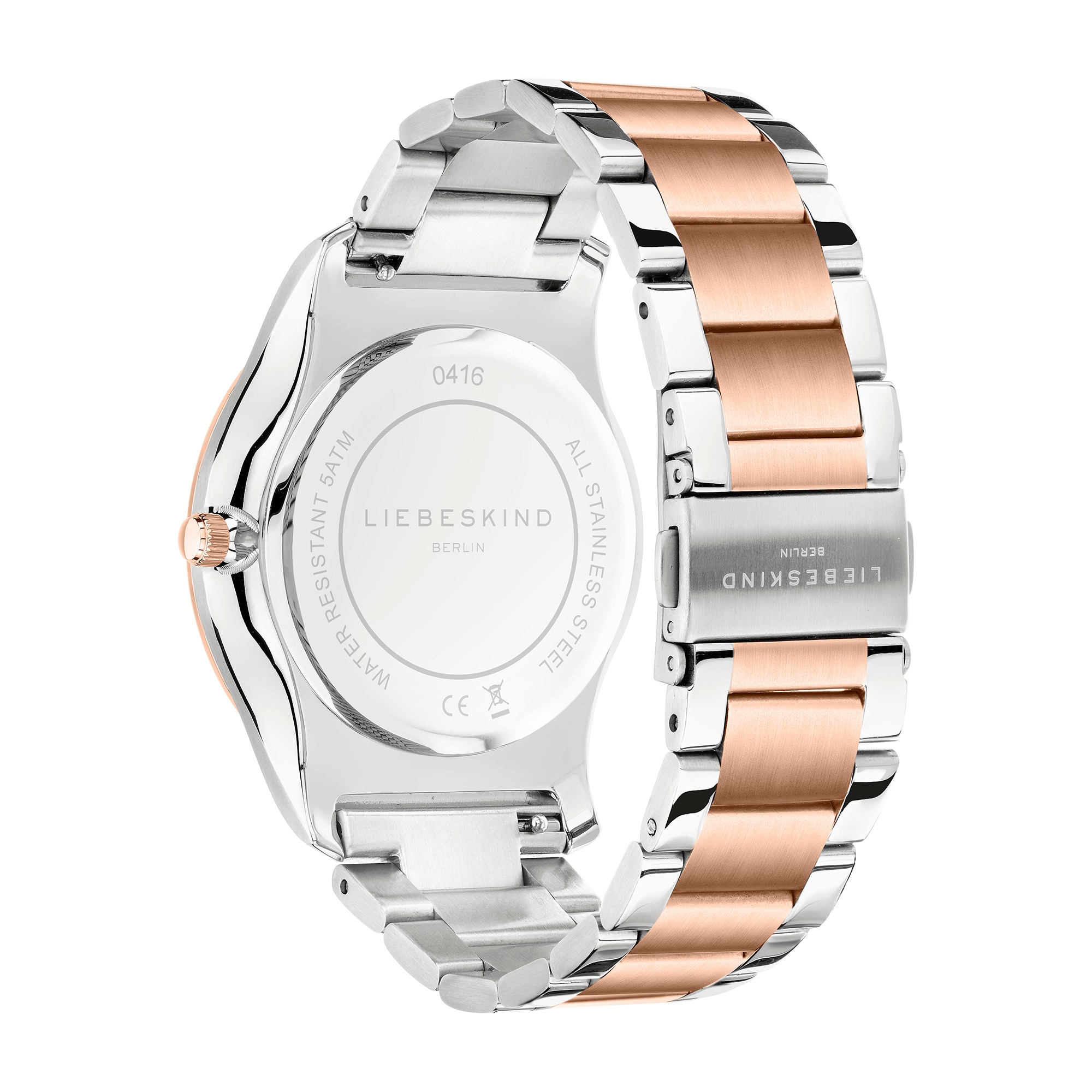 Liebeskind Berlin Multifunktionsuhr »Classic x Trends« Quarzuhr, Armbanduhr, Damenuhr, Edelstahlarmband, analog, Tag