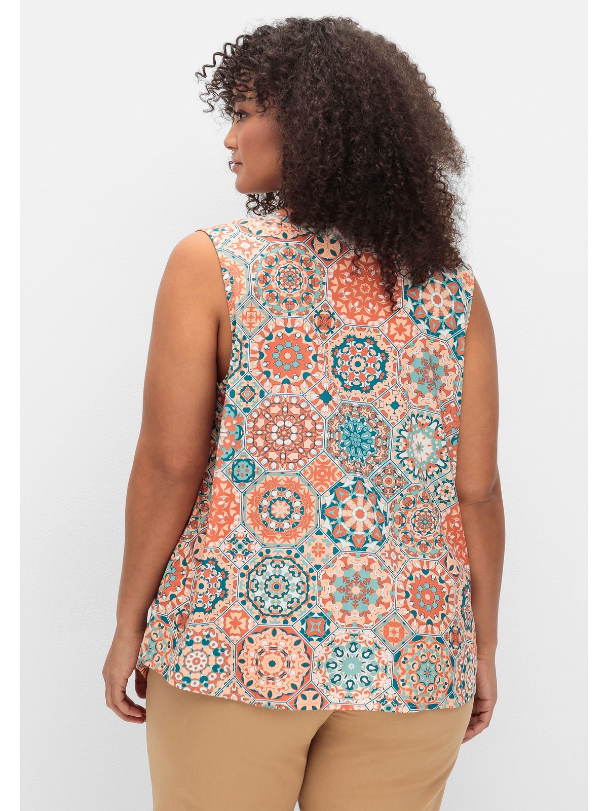 Sheego Blusentop "Große Größen", mit Mandala-Print günstig online kaufen
