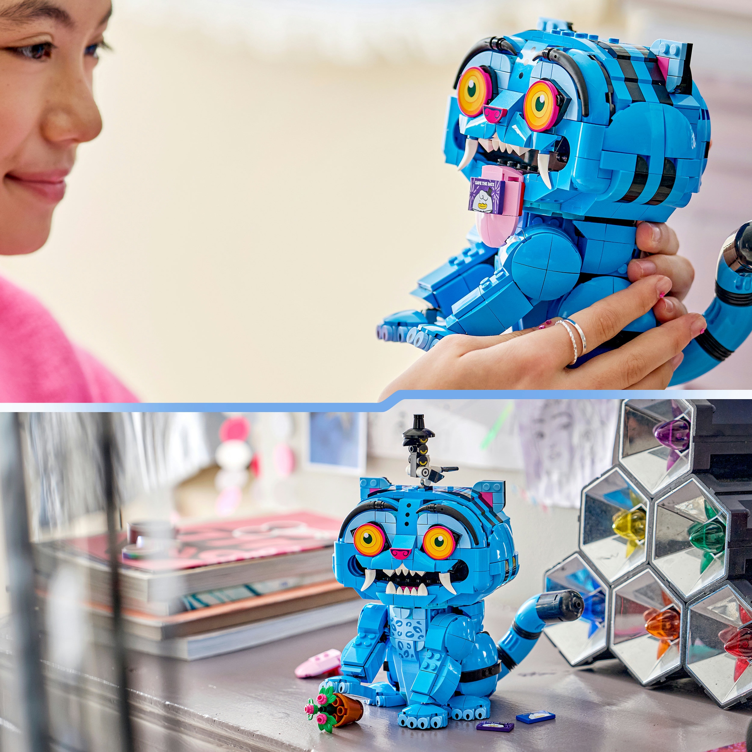 LEGO® Konstruktionsspielsteine »Der Tiger Derpy und die Elster Sussie (72537), LEGO KPop Demon Hunters« Made in Europe