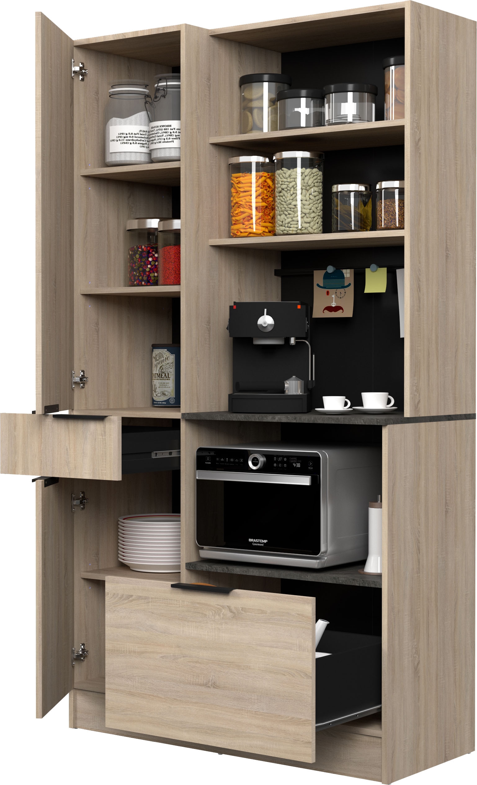 Parisot Schrank-Set, (6 St.)