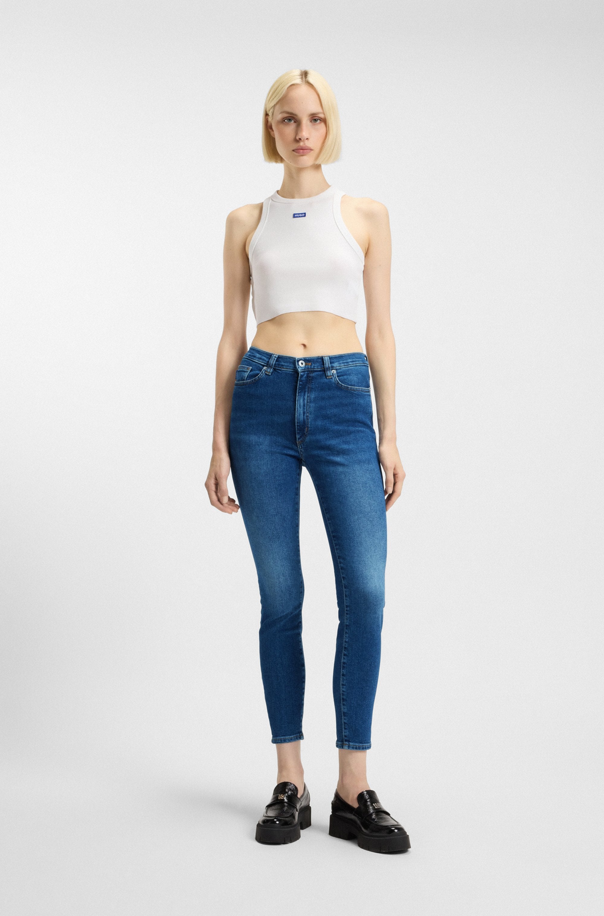 HUGO Blue Skinny-fit-Jeans »Malu«, Skinny Fit mit mittlerer Leibhöhe