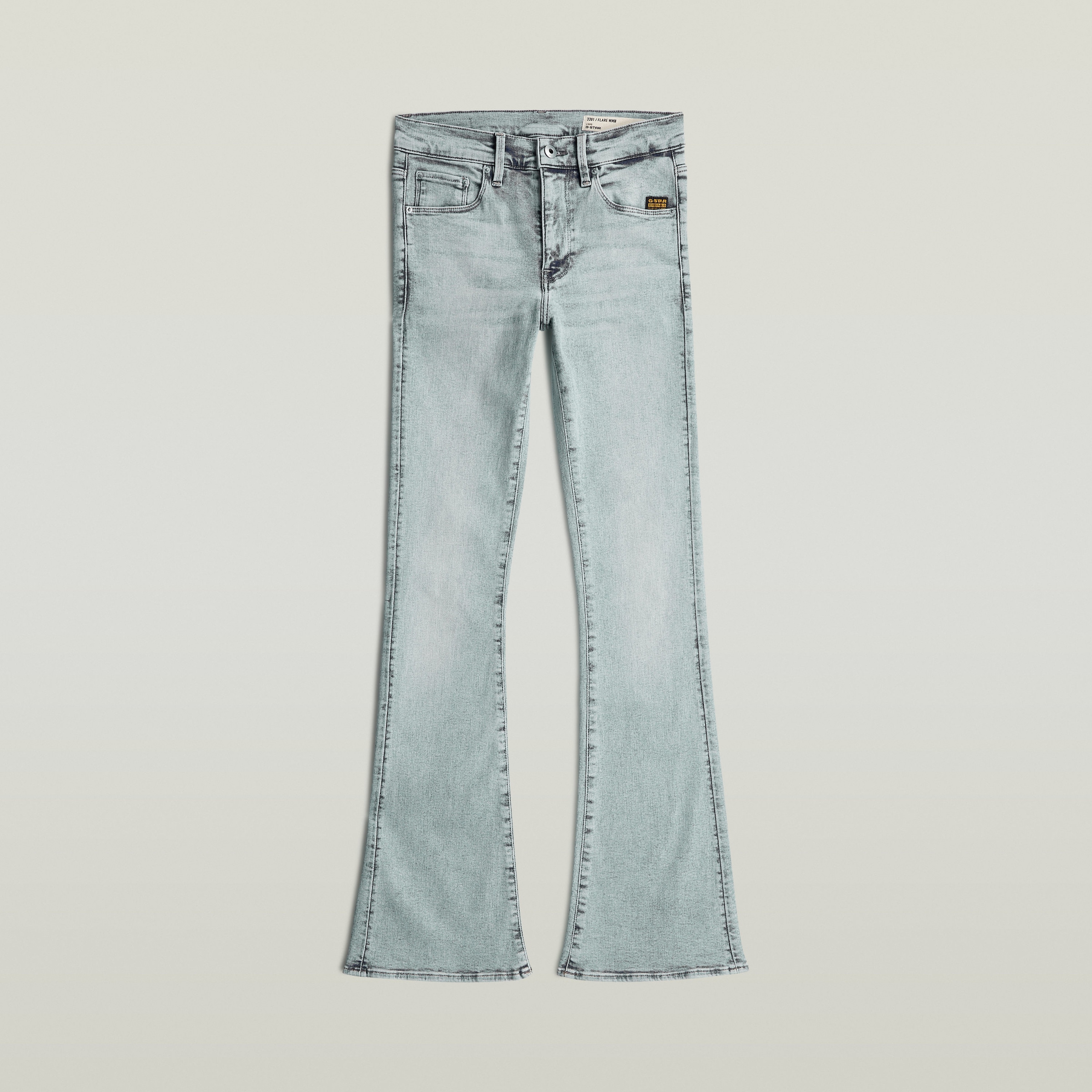 G-STAR Bootcut-Jeans »3301 Flare Wmn« aus Stretch-Denim