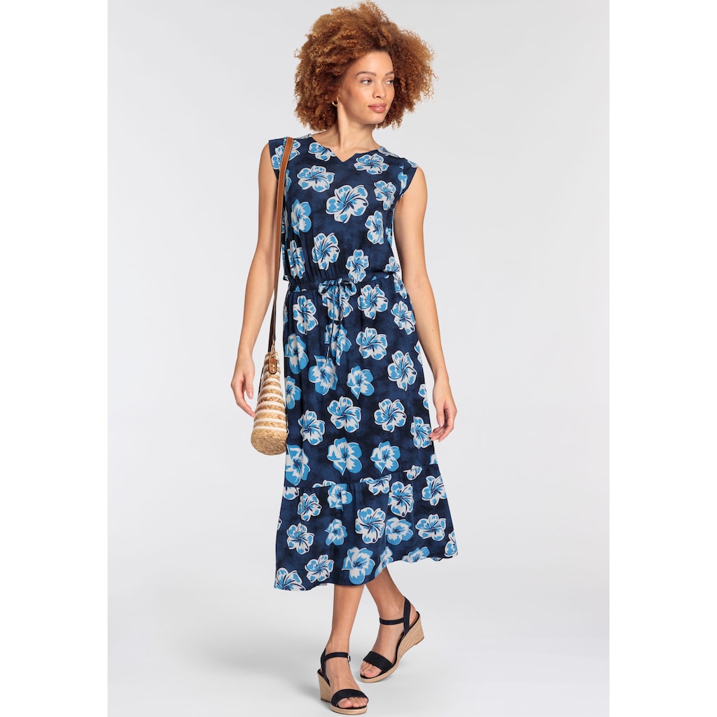 Boysen's Maxikleid, mit maritimen Floral-Alloverdruck - NEUE KOLLEKTION