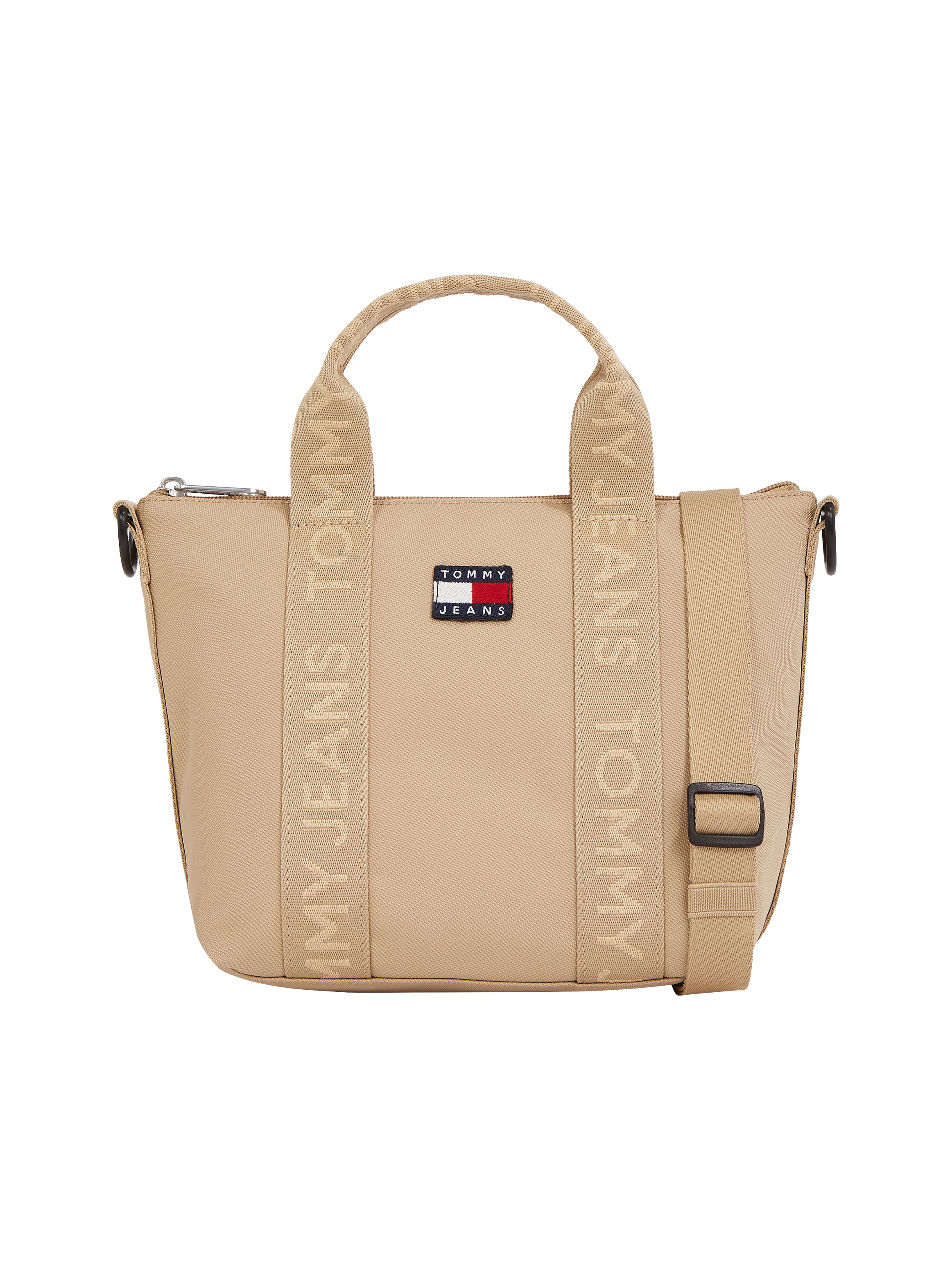 TOMMY JEANS Tragetasche »TJW ESS DAILY MINI TOTE«, Damen Henkeltaschuhe, Umhängetasche,...