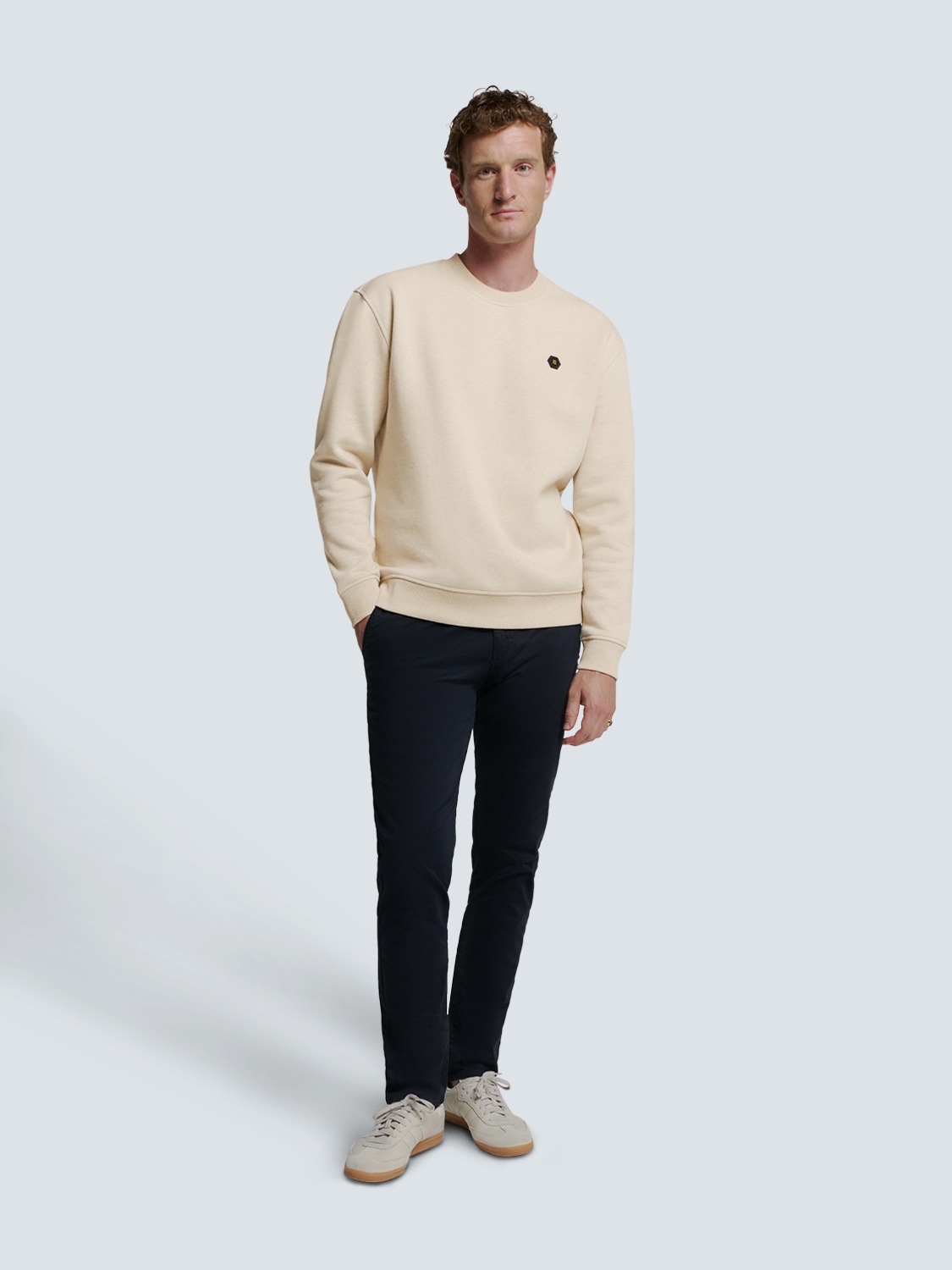 NO EXCESS Sweater »No Excess Pullover mit Rückenaufdruck«
