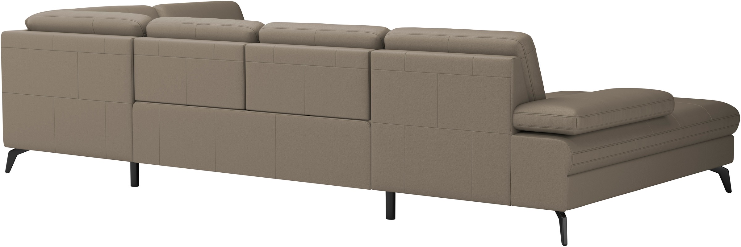 sit&more Wohnlandschaft »Morris U-Form, inkl. Sitztiefenverstellung«, wahlweise mit Armteilverstellung, Bettfunktion & Bettkasten