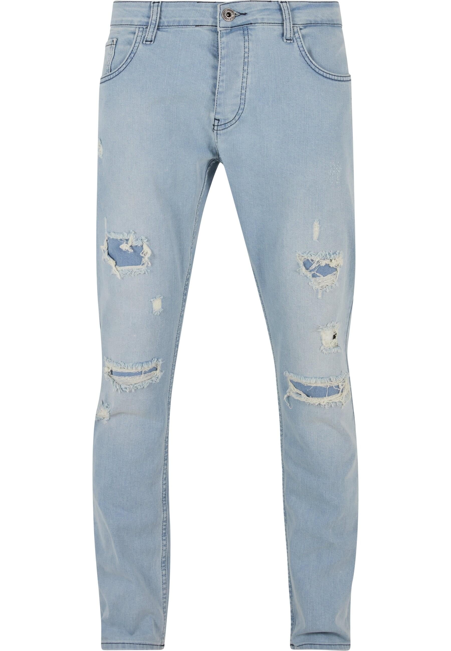 2Y Studios Bequeme Jeans "2Y Studios Herren 2Y Destroyed Skinny Cropped Denim"