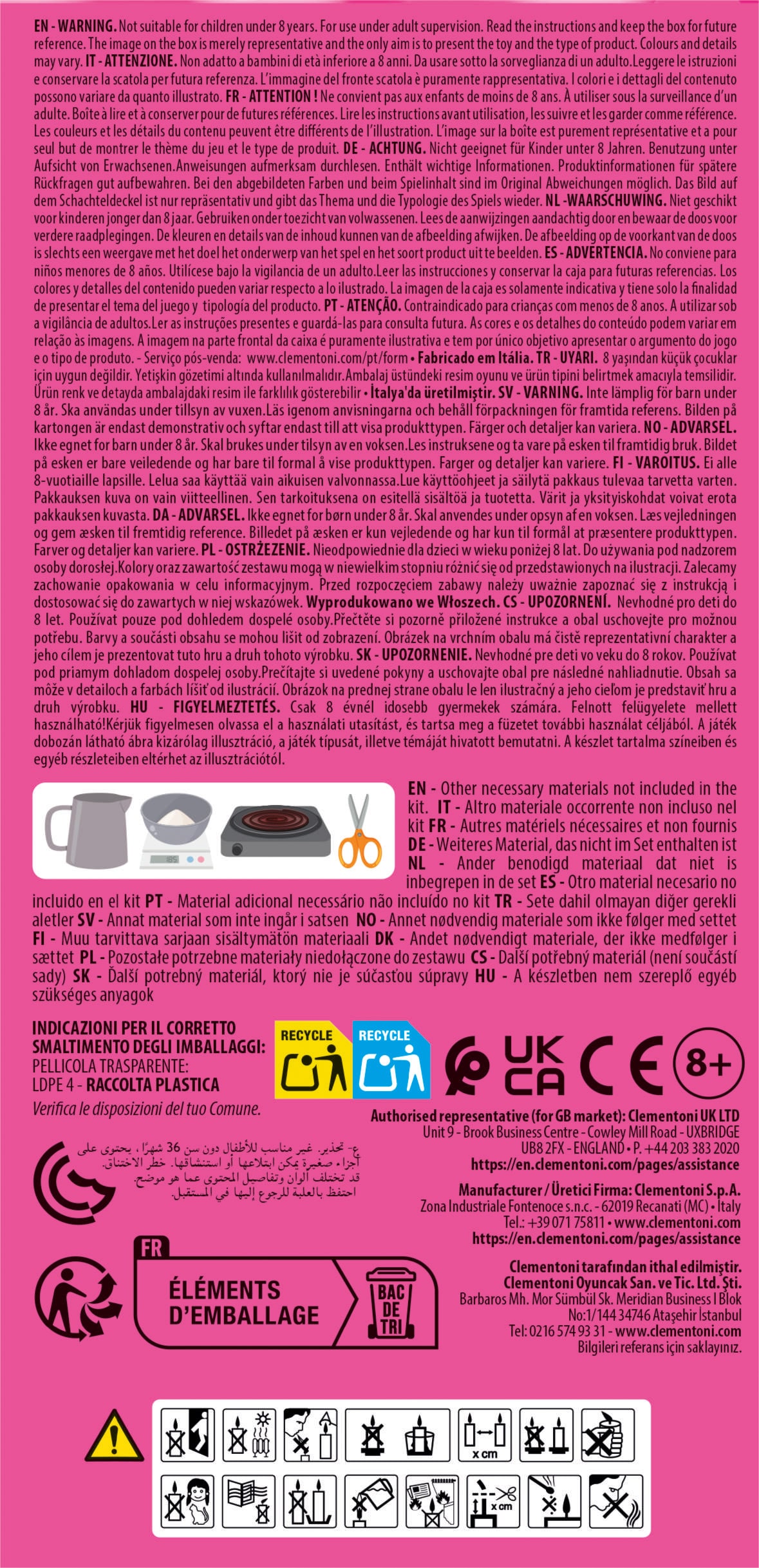 Clementoni® Kreativset »Idea, Deine Kerzen-Kreationen - Bär« Made in Europe