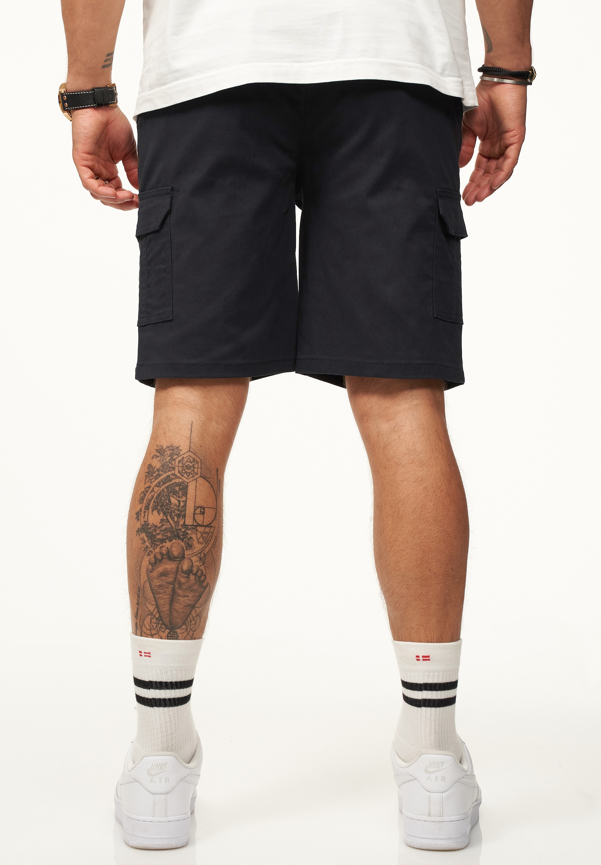SOULSTAR Cargoshorts »SOULSTAR Cargoshorts mit Stretchanteil Kurze Hose für Herren«  Regular-Fit Bermuda mit Elasthan-Anteil Sommershorts