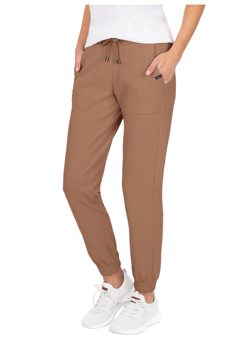 Trigema Jerseyhose "TRIGEMA Bequeme Jogginghose mit großen Taschen" günstig online kaufen