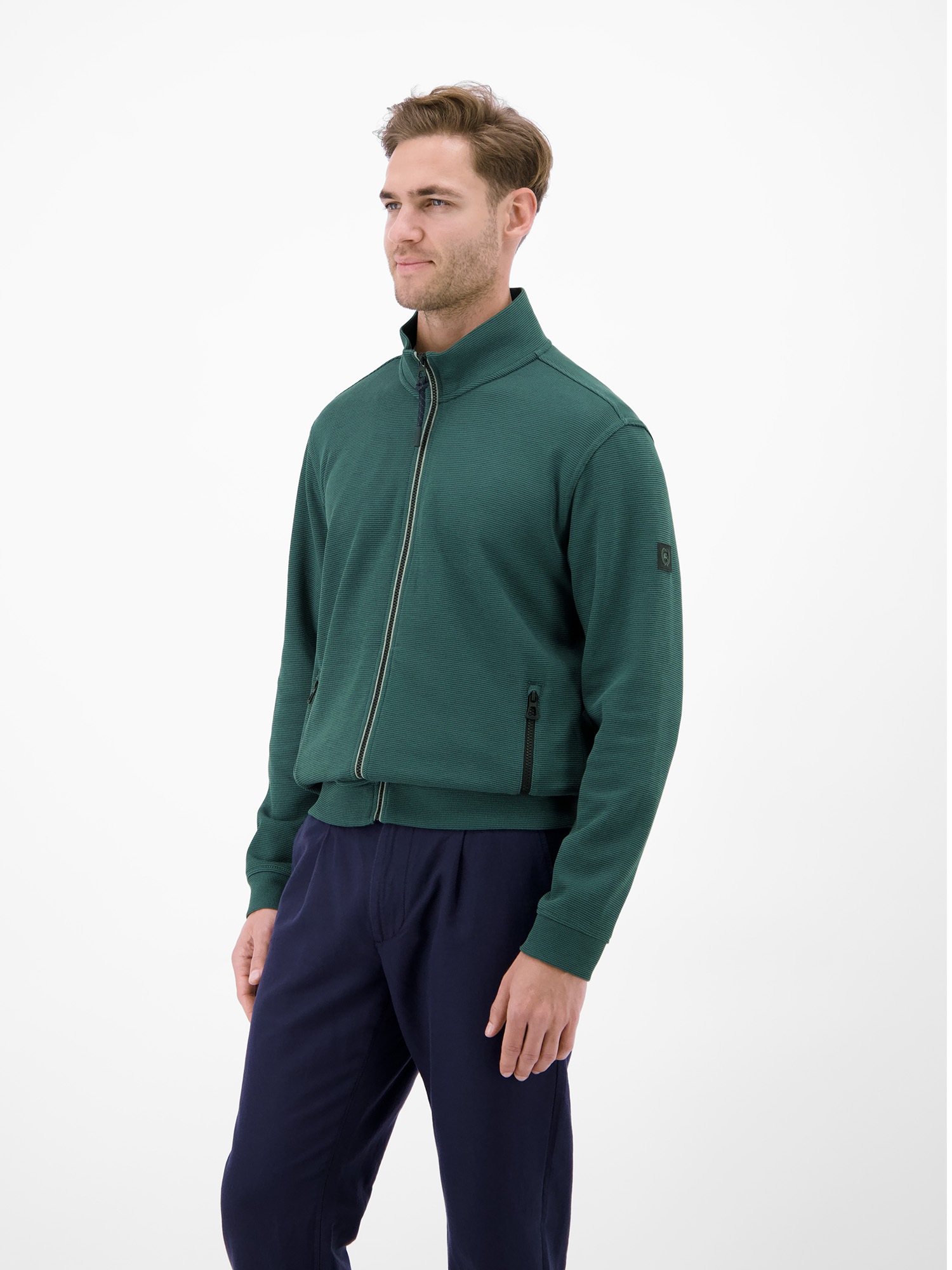 LERROS Men's Sweatjacket Soft Teal M 3