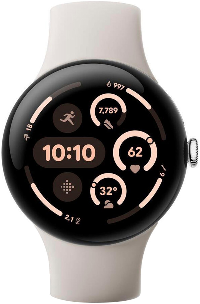 Google Smartwatch »Pixel Watch 3 45mm LTE«, (4,5 cm / 1.77 Zoll), Watch OS 5, 32 GB,)
