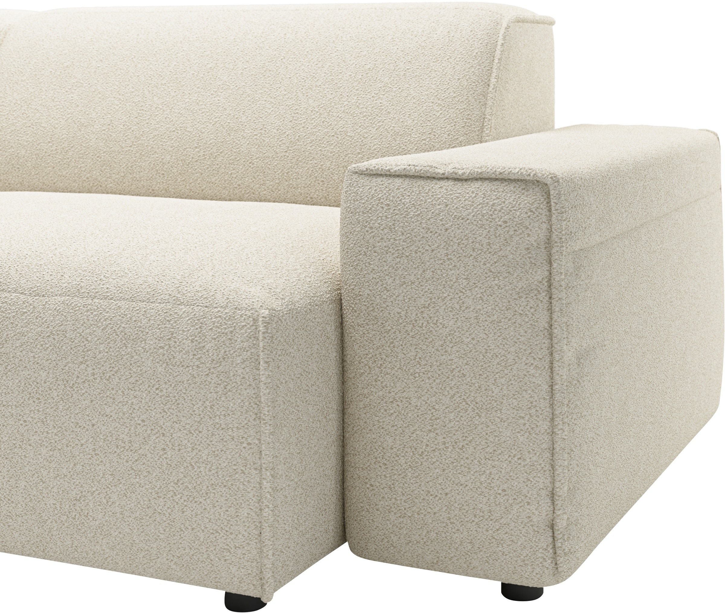 andas Ecksofa »Glimminge L-Form auch in Breitcord, Feincord + Easy care-Bezug,«, Breite 264, Zierkissen