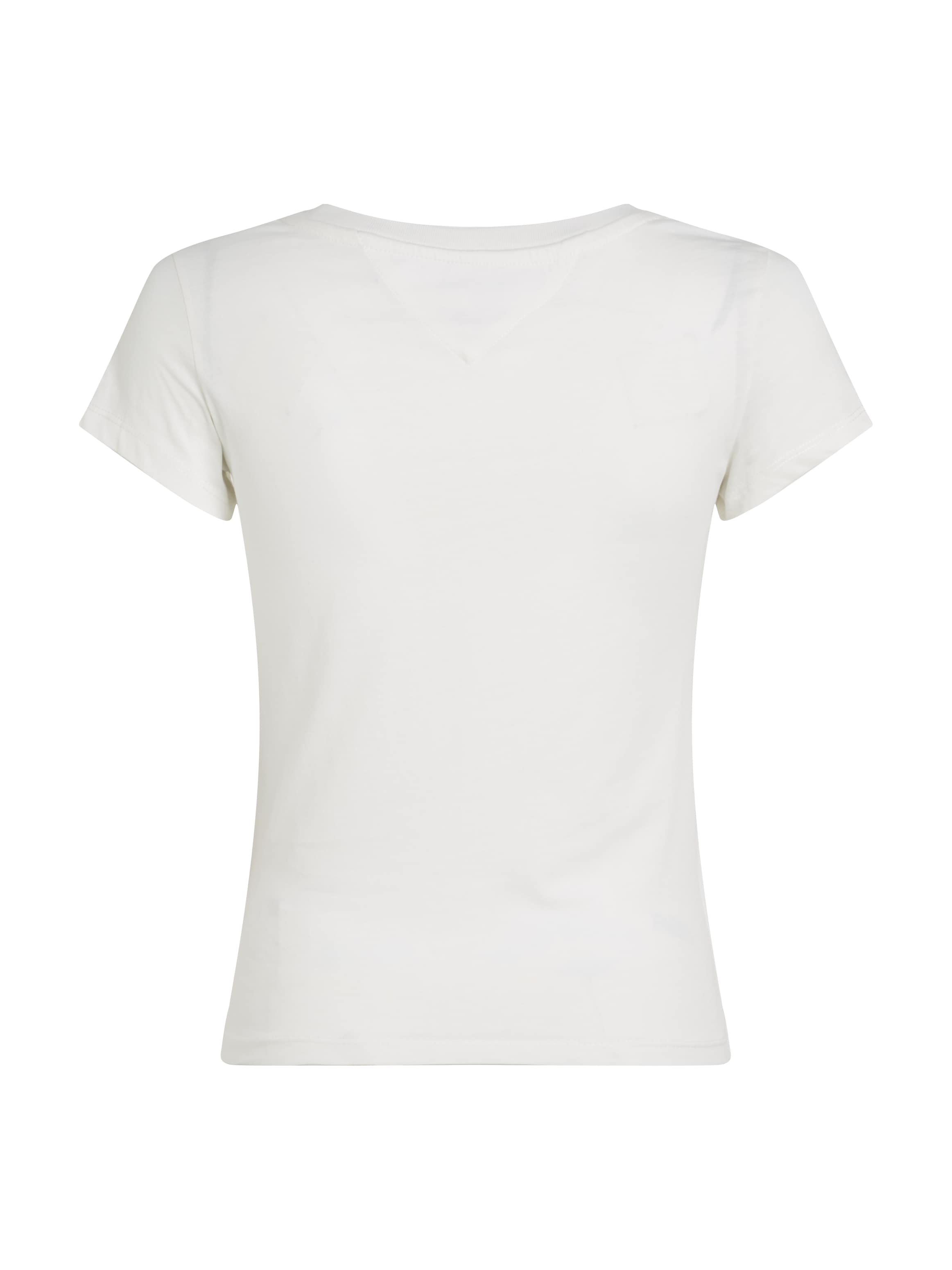 Tommy Jeans T-Shirt »TJW SLIM V-NECK TEE«, mit Logo-Stickerei