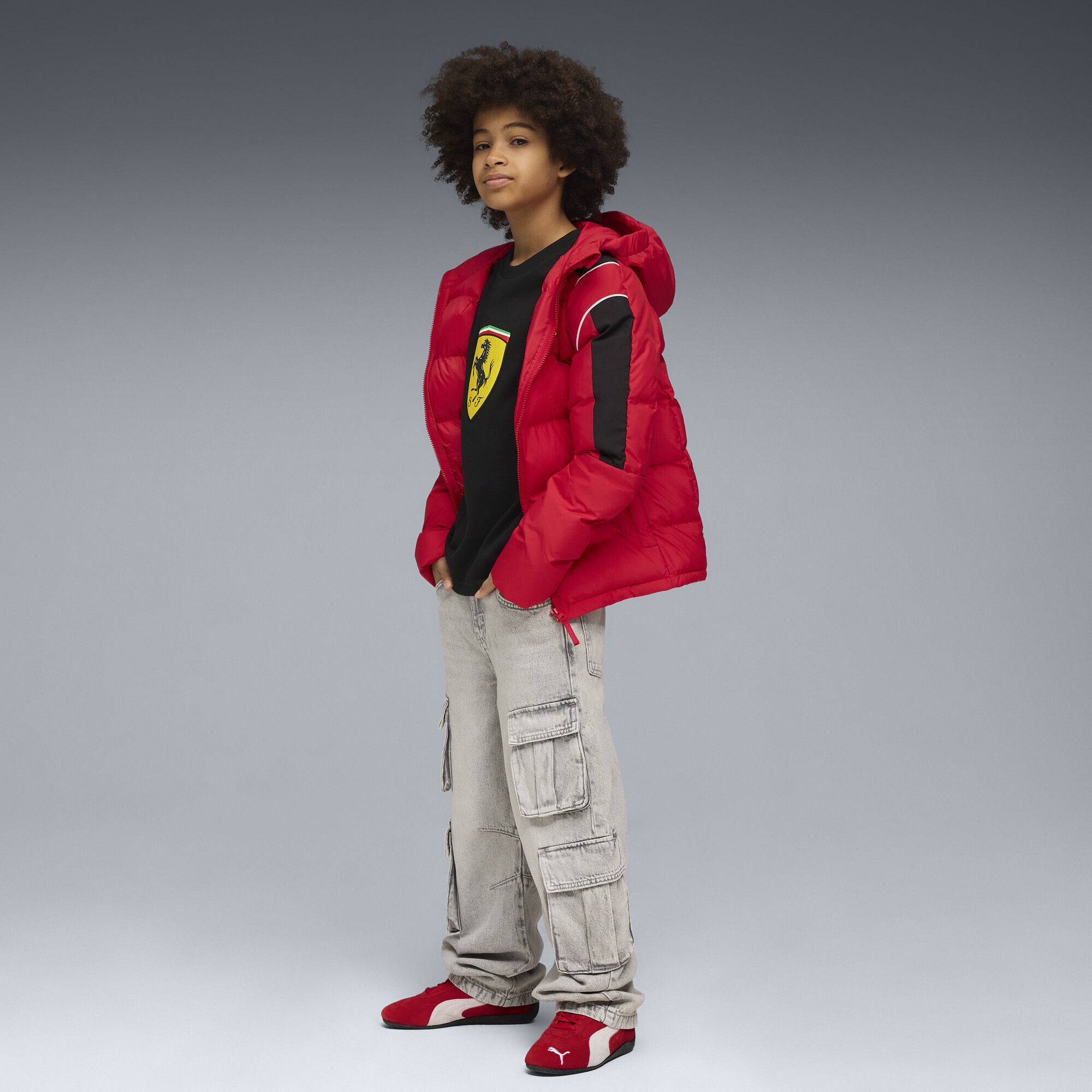 PUMA T-Shirt »Scuderia Ferrari Sportswear Coloured Big Shield T-Shirt«