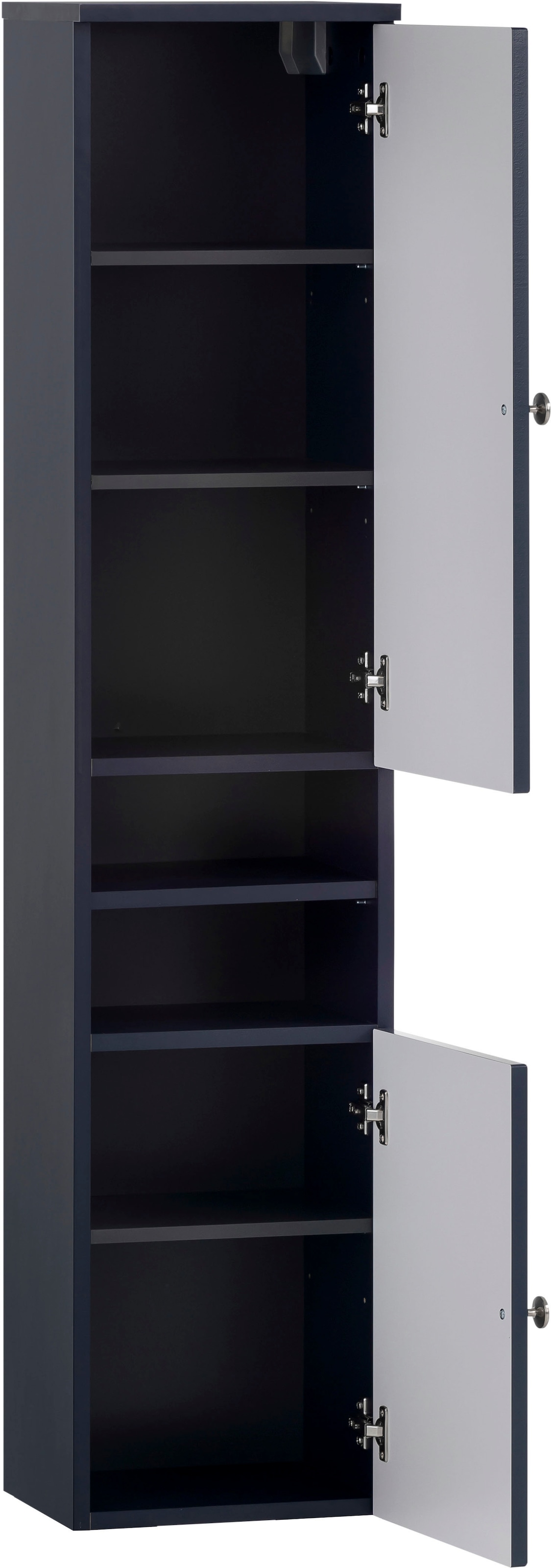Schildmeyer Hochschrank »Jesper Breite 30,3 cm«, Türen in Landhausoptik, Griff und Beschläge aus Metall