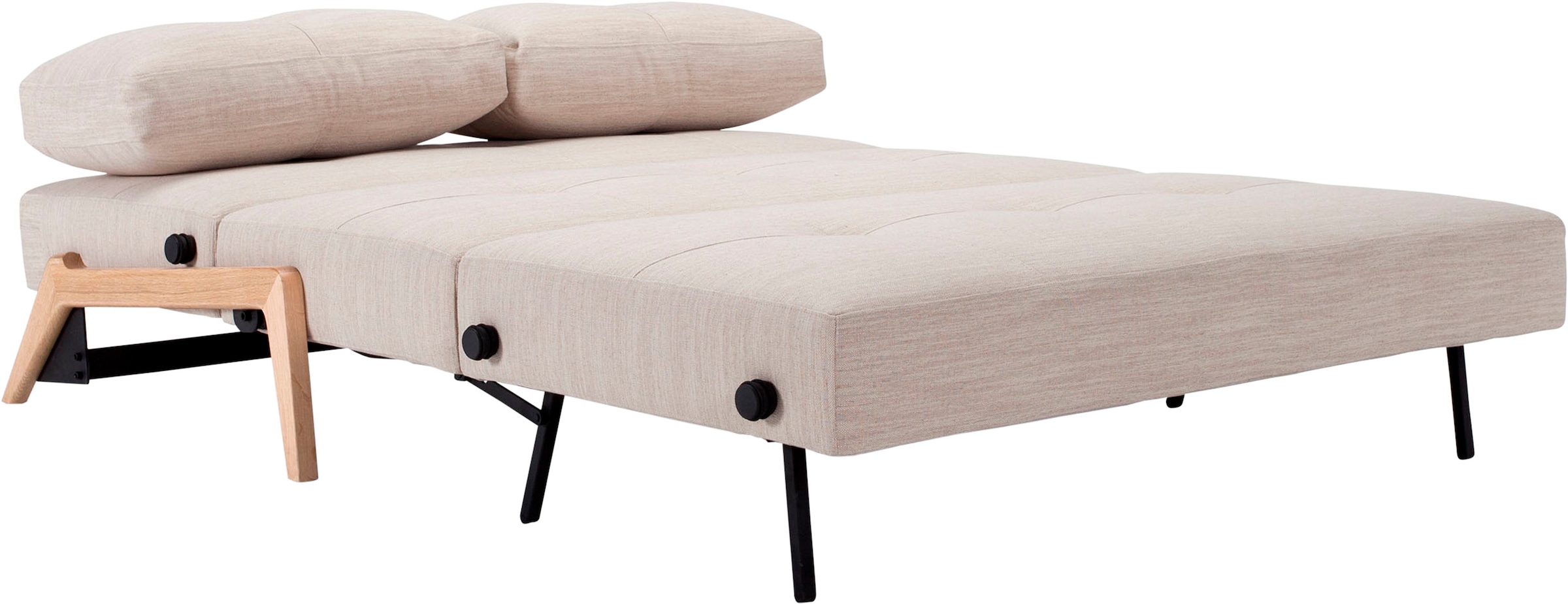 INNOVATION LIVING ™ Schlafsofa »Cubed Klappsofa, hochwertige Schlaffunktion, Design und extra Komfort«, Frontauszug, sehr platzsparend, abgewinkelt Sitzen, waagerecht liegen