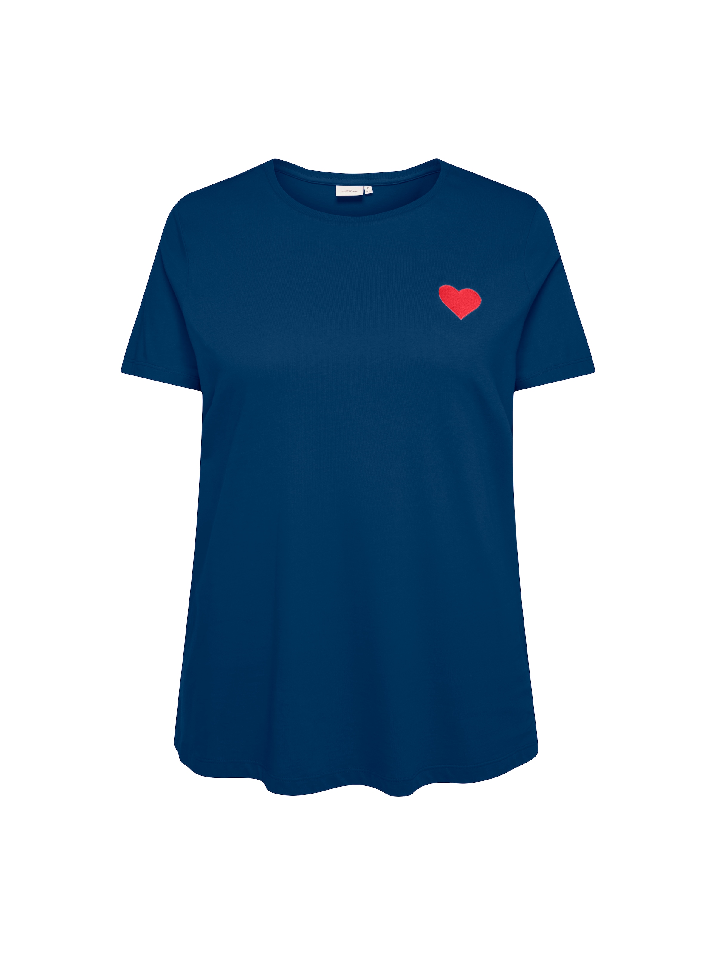 ONLY CARMAKOMA Rundhalsshirt »CARANITA LIFE S/S O-NECK REG TOP JRS«