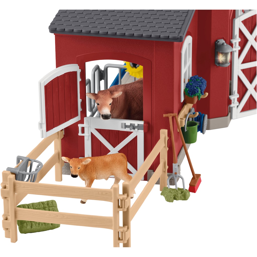 Schleich® Spielwelt »FARM WORLD, Große Farm rot (42606)«