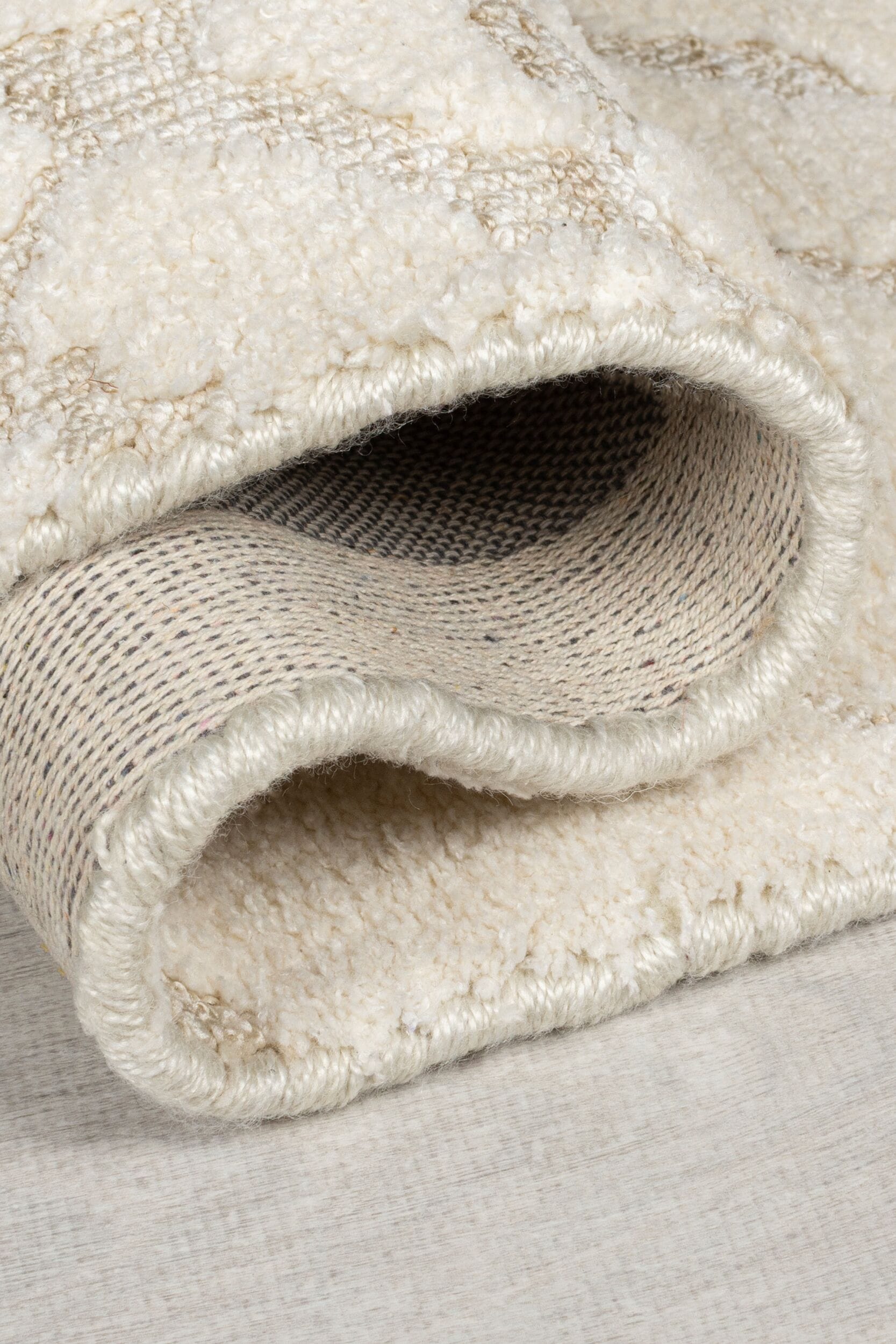 FLAIR RUGS Teppich »Remy«, rechteckig, 12 mm Höhe, Hoch-niedriger Flor in Wolle-Optik