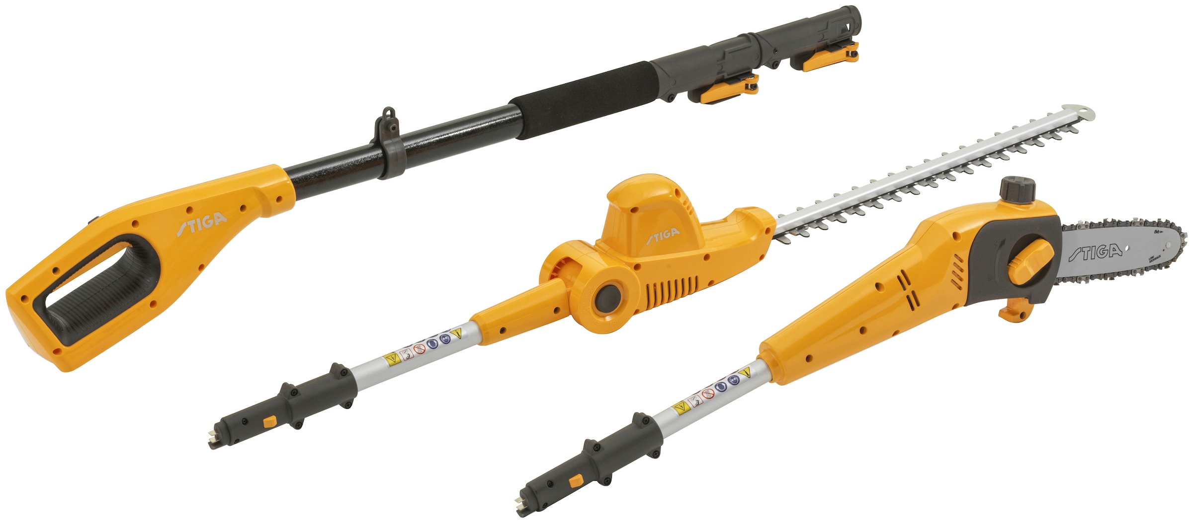 STIGA GARDEN Garten-Multifunktionsgerät »MT 100e«, (Spar-Set), Heckenschere und Kettensäge in einem, mit Akku 20V/4Ah und Ladegerät
