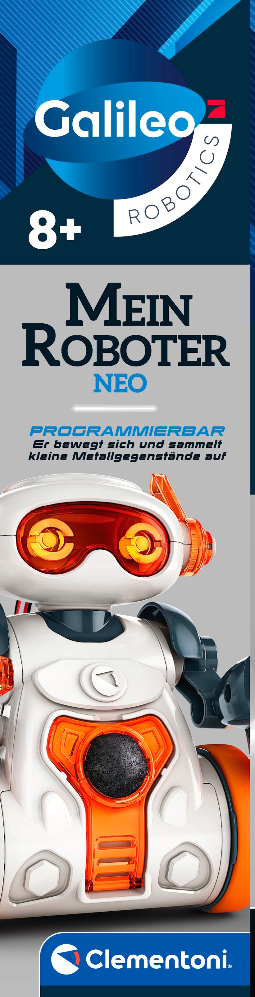 Clementoni® Roboter »Galileo, Mein Roboter Neo« mit LED-Blinklichtern; Made in Europe
