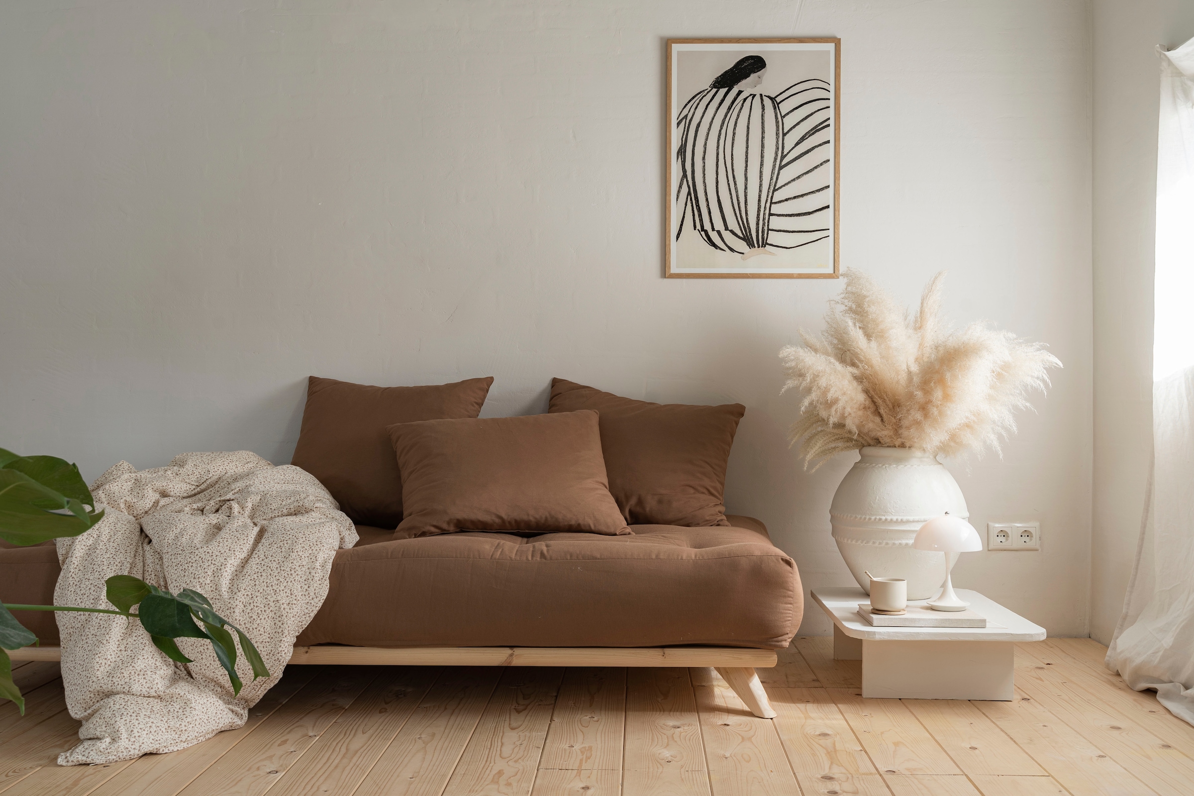 Karup Design Daybett »Senza, Sofa, mit Futonmatratze, minimalistisch, massives Kiefernholz« Handgefertigt, skandinavisches Design, vielseitig, schlichter Stil