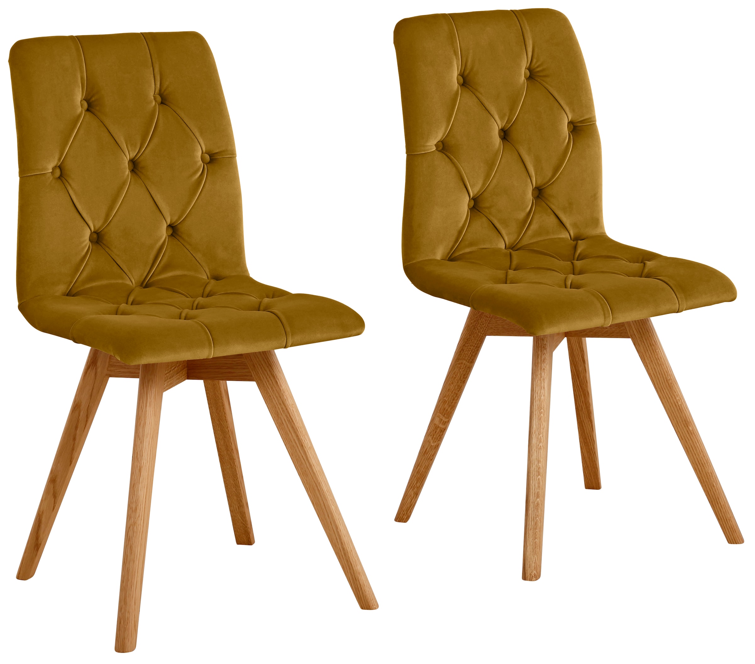 andas 4-Fußstuhl "Rania" (Set) 2 Stk. Samtoptik Im 2er/4er/6er-Set günstig online kaufen