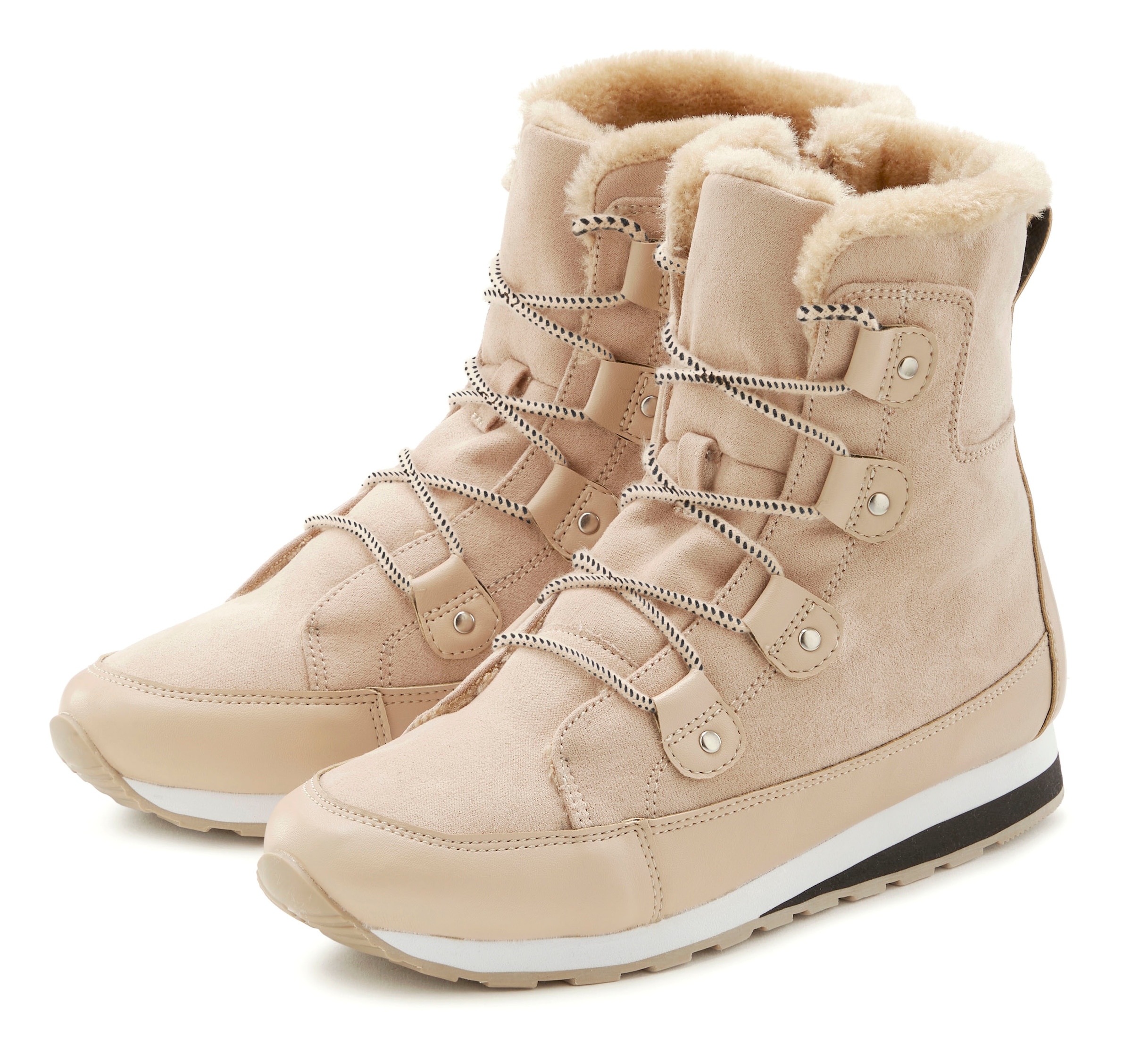 Vivance Stiefelette, mit Warmfutter, Winterstiefel, Stiefel, Boots VEGAN günstig online kaufen