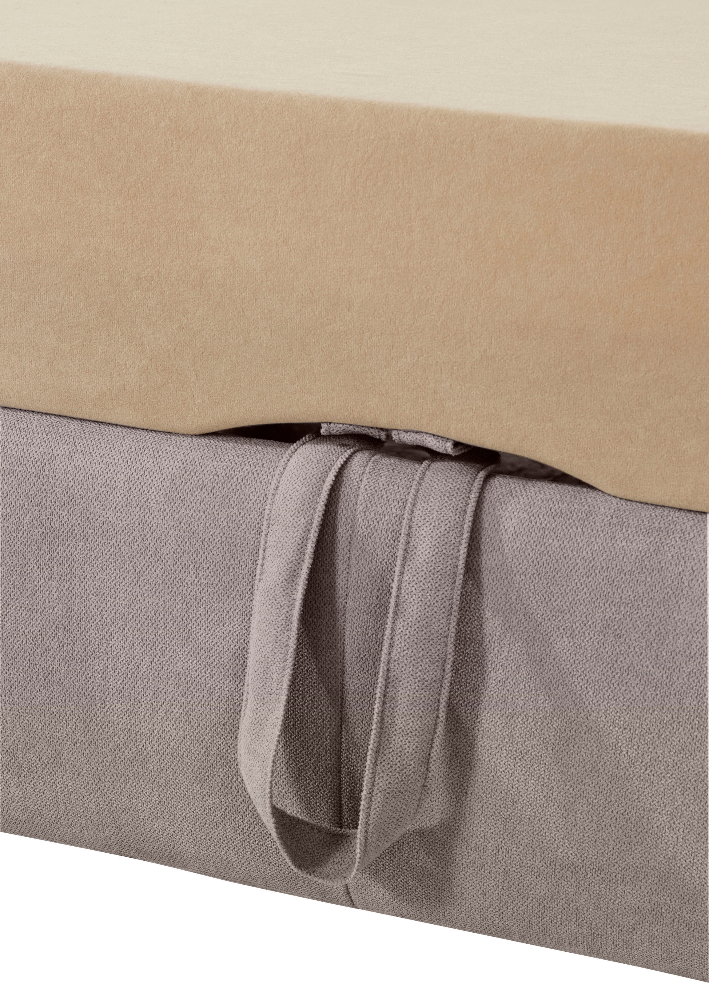 exxpo - sofa fashion Ecksofa »Enya, aufwendige Detailverarbeitung, hoher Sitzkomfort, bequem, L-Form«, inkl. Kopfteilverstellung, wahlweise mit Bettfunktion und Bettkasten